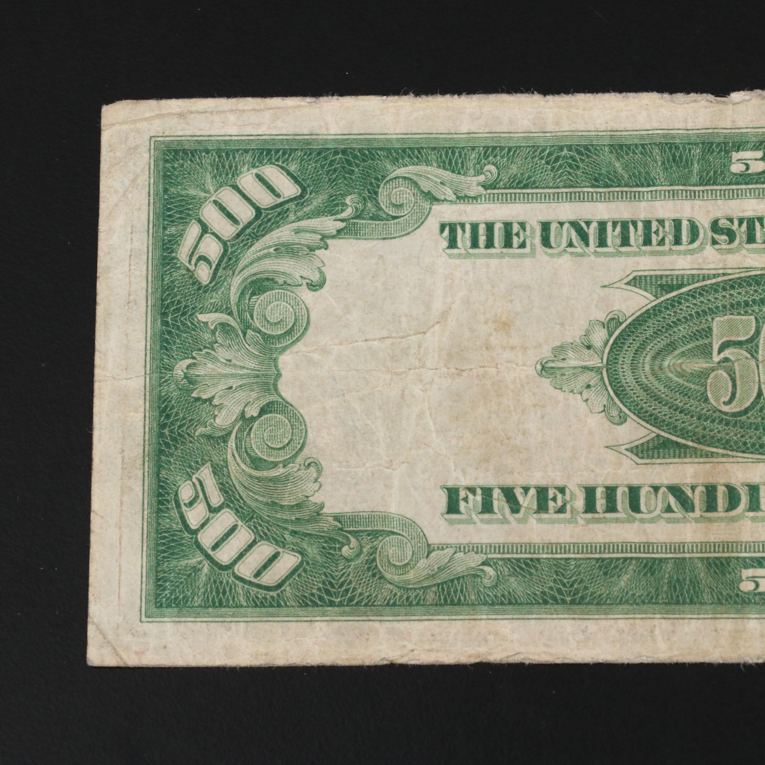 1934  $500 Federal Reserve Currency Note