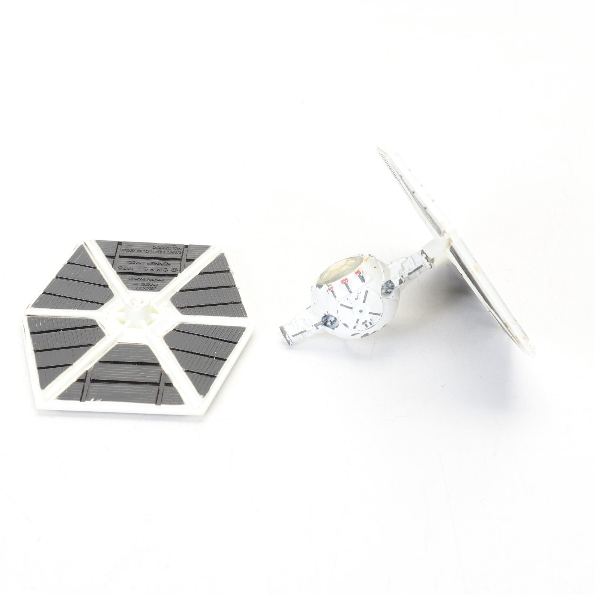 Kenner Star Wars TIE Fighter, Action Figure Display Stand, and Hoth Base Stand