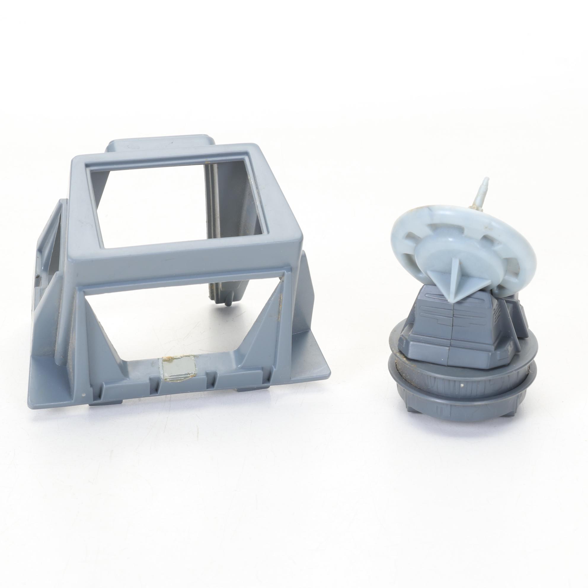 Kenner Star Wars TIE Fighter, Action Figure Display Stand, and Hoth Base Stand