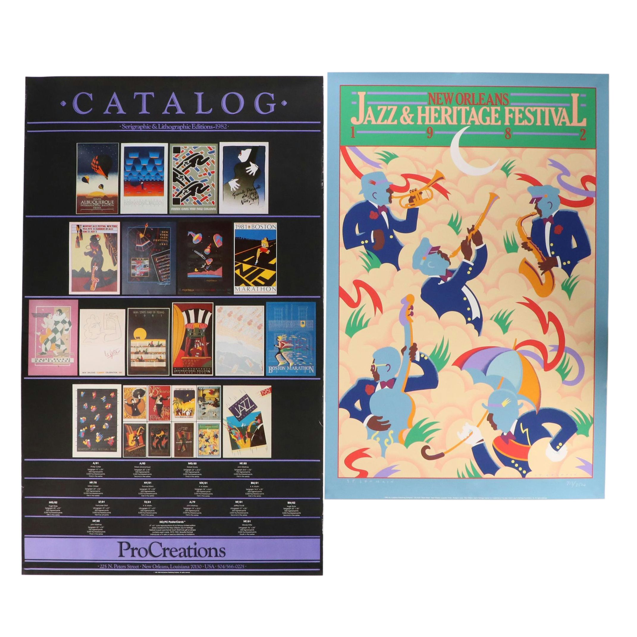 St. Germain Serigraph Poster and ProCreations Lithograph Poster