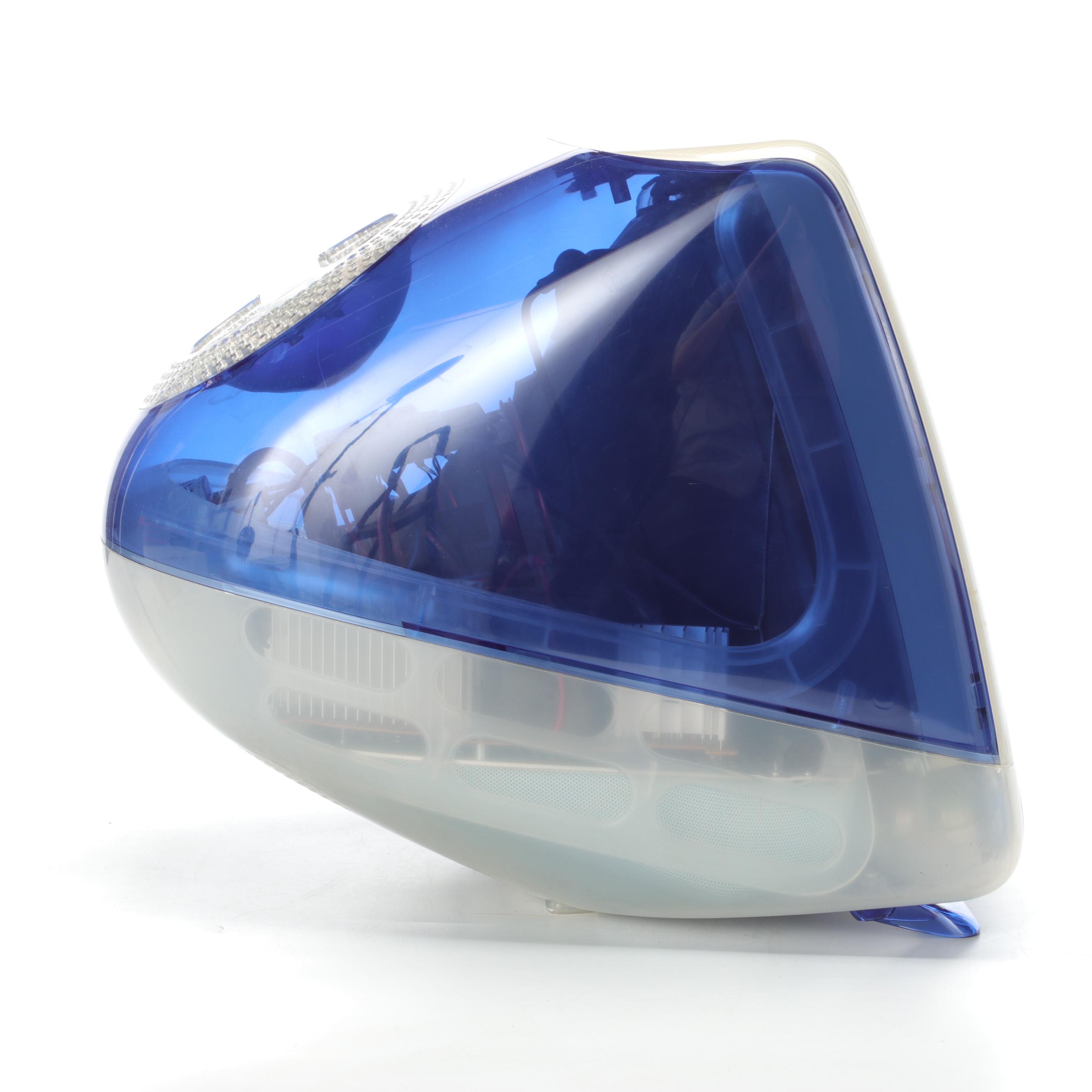 Apple iMac M5521 Indigo Desktop Computer with Mouse and Keyboard, 2001