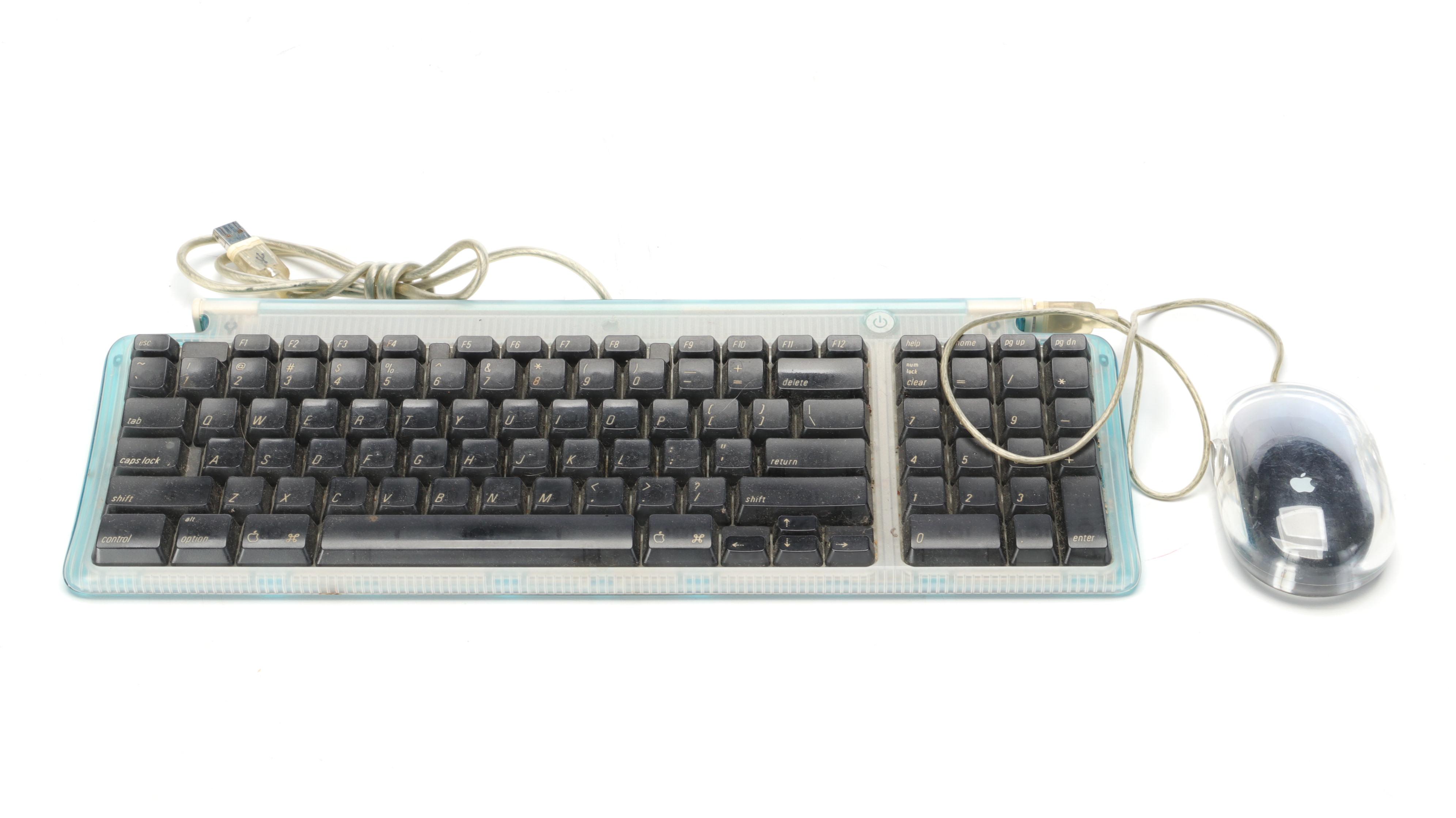 Apple iMac M5521 Indigo Desktop Computer with Mouse and Keyboard, 2001