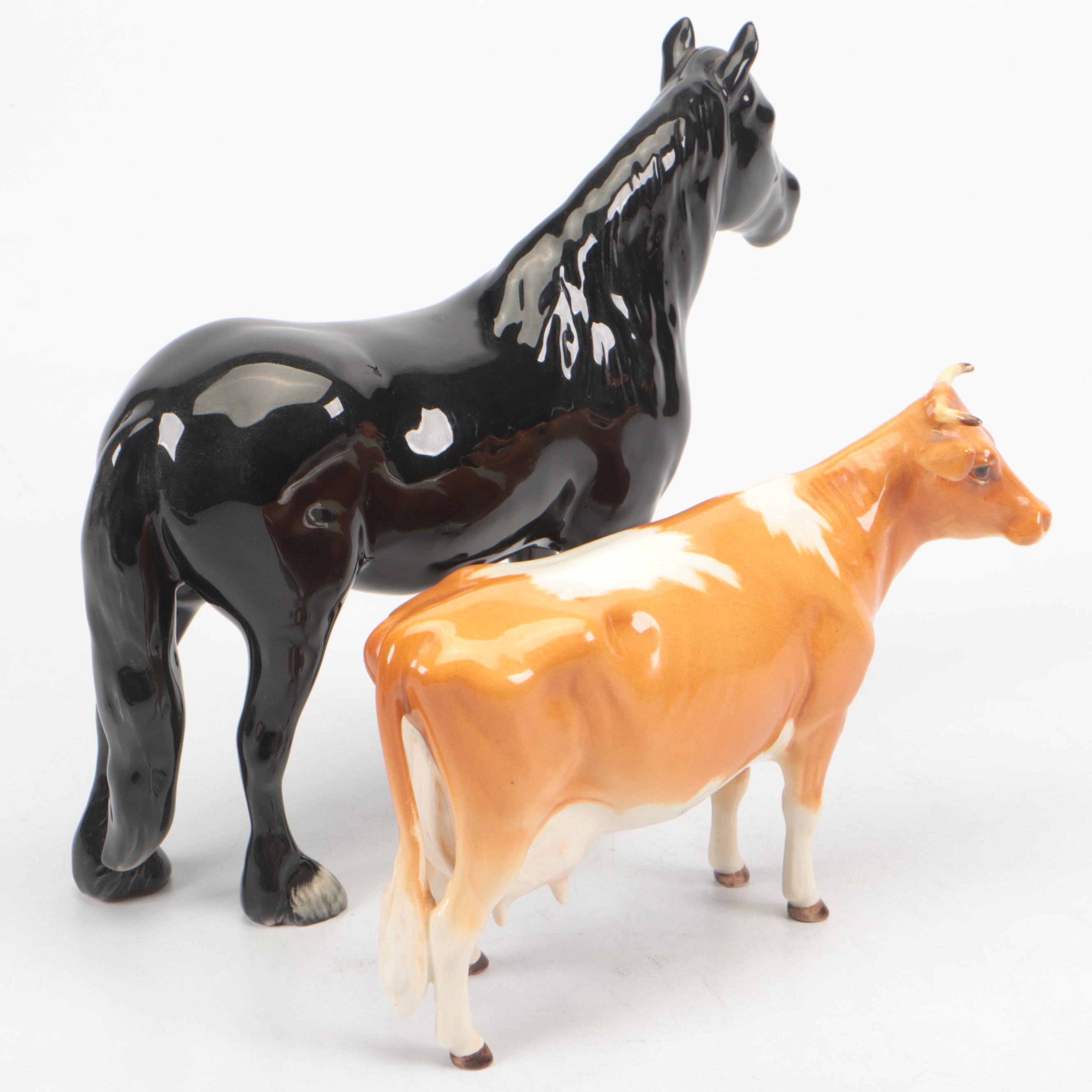 Beswick Pottery Porcelain Farm Animals