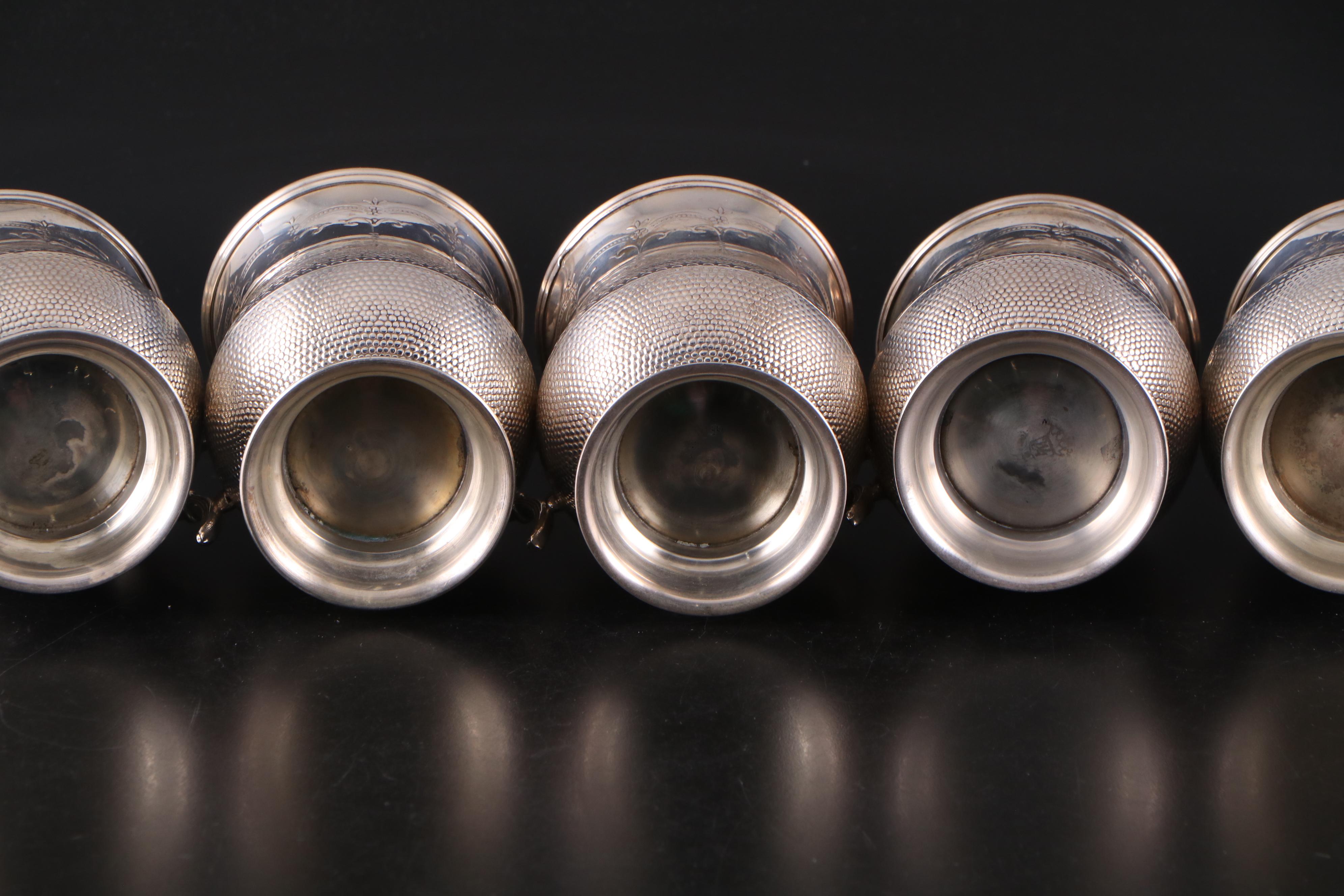 William Adams Silver Plate Tankards