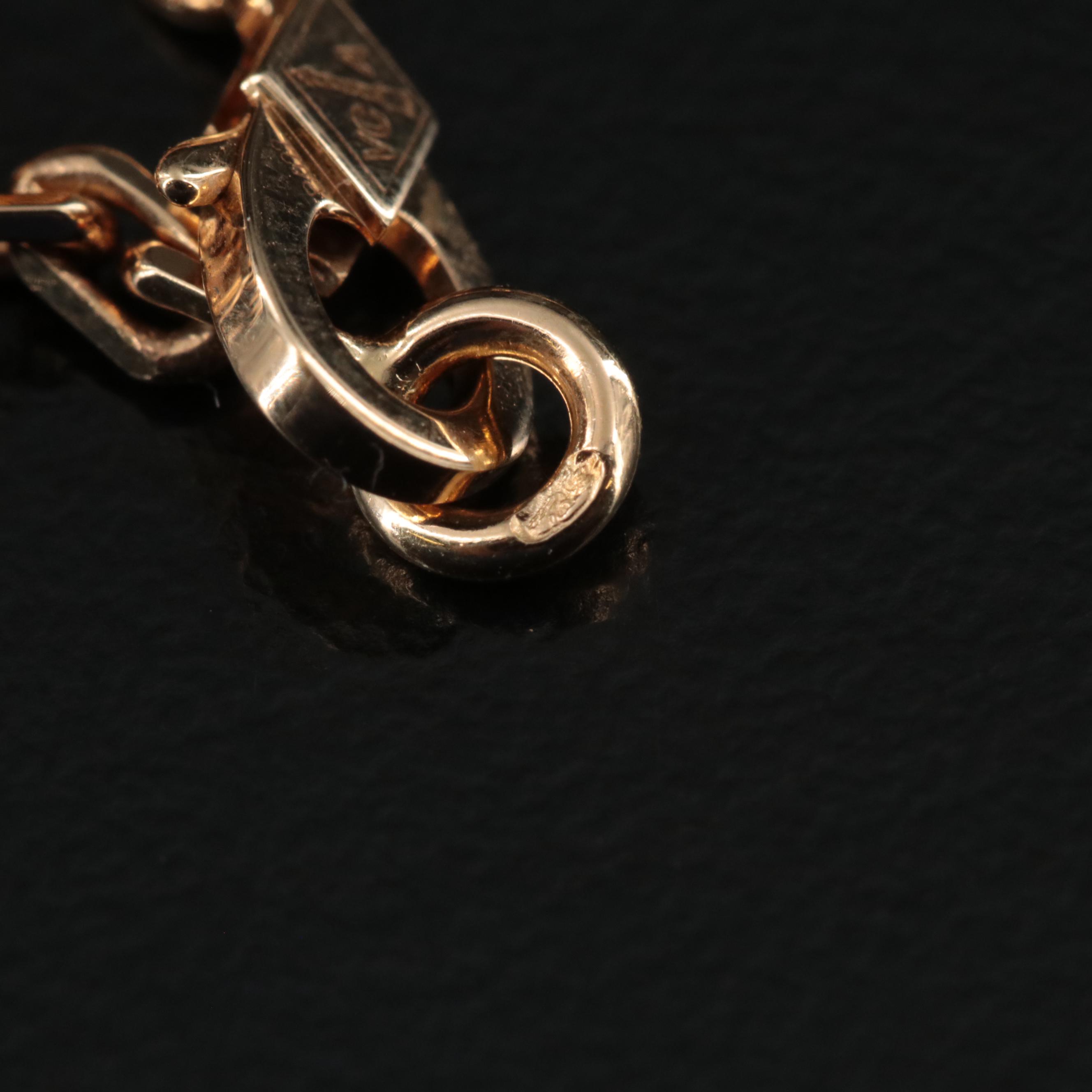 Van Cleef & Arpels 18K Blue Agate Alhambra Necklace with 20 Stations