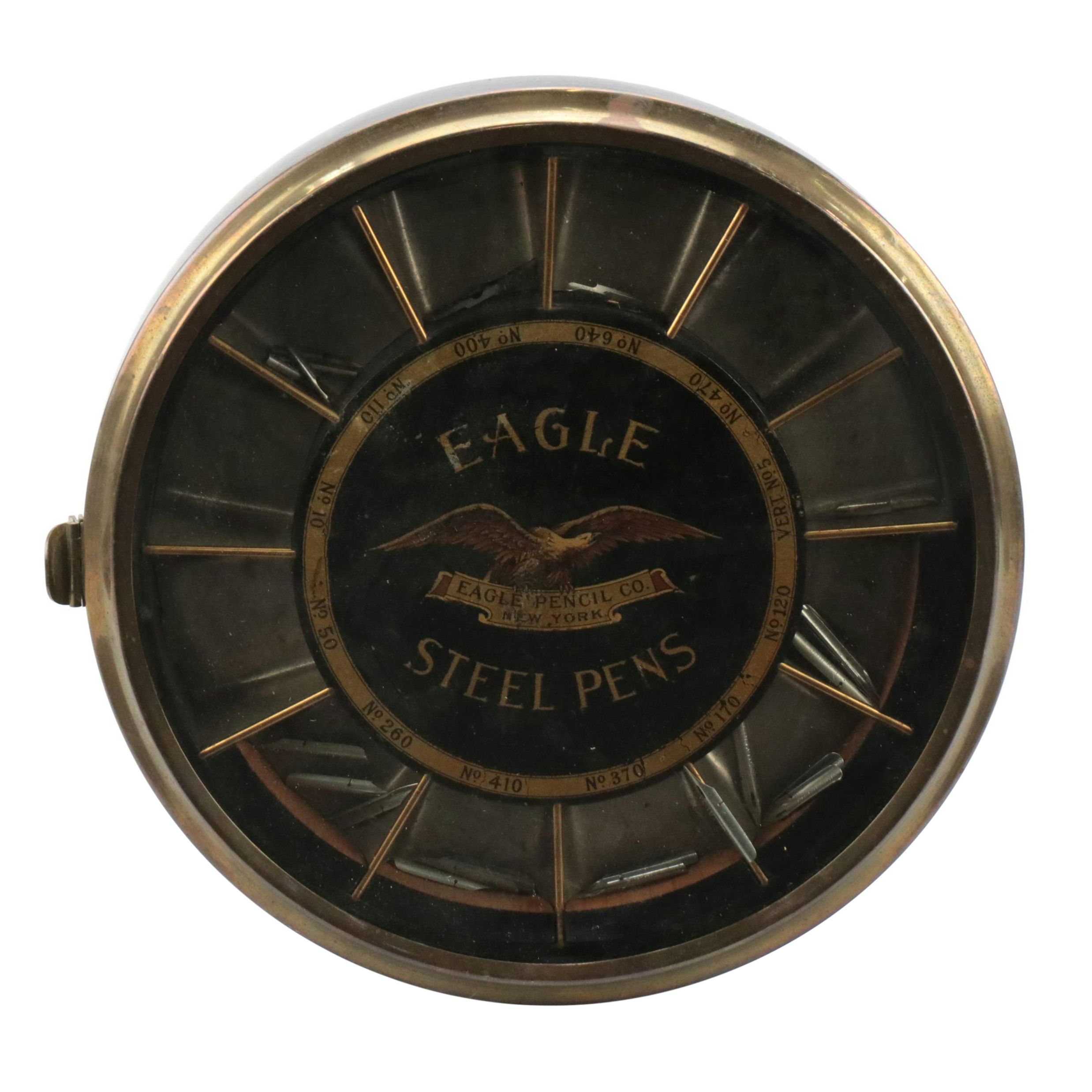 Eagle Pencil Co. "Steel Pens" Nib Model Display, Early to Mid 20th Century