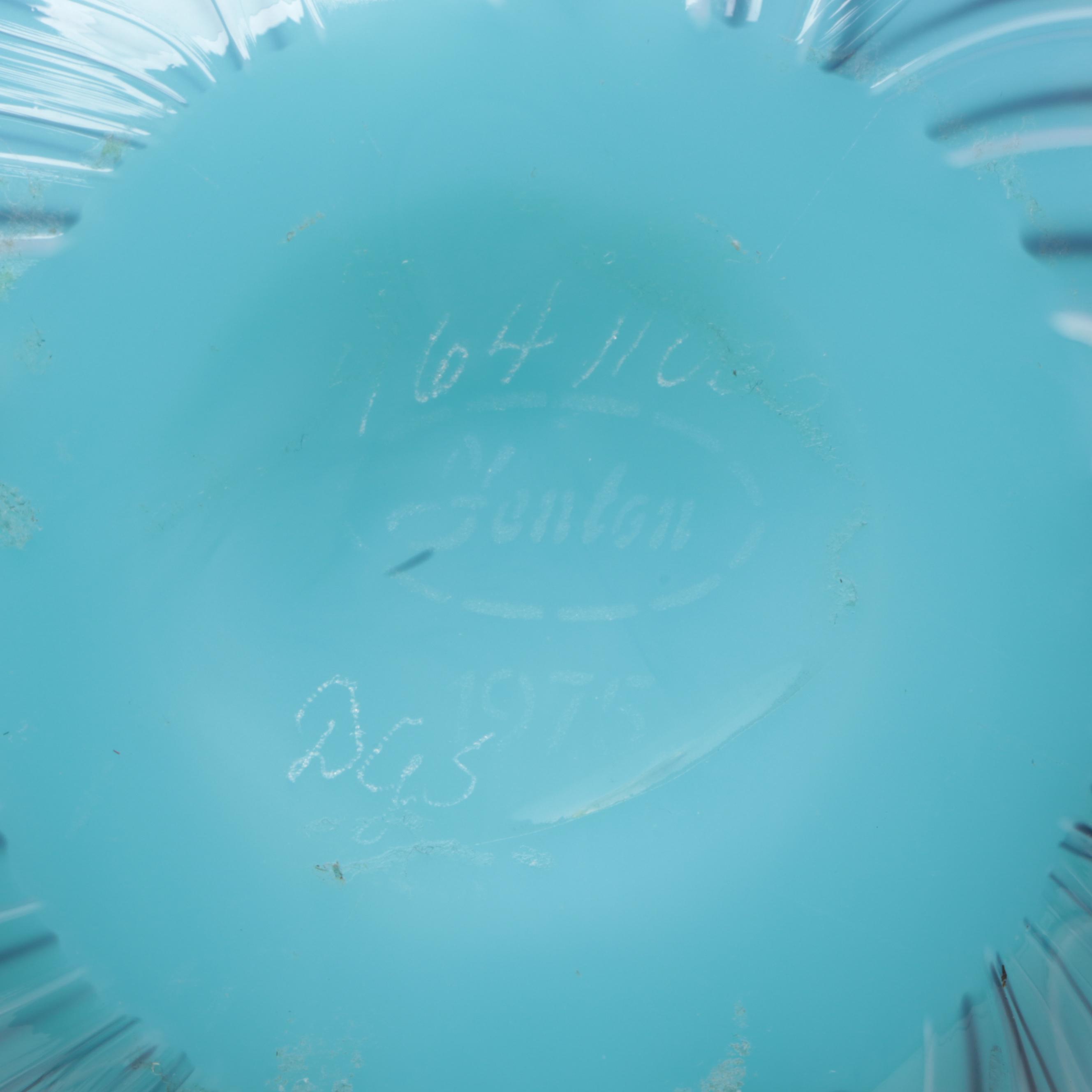 Fenton Pulled Feather Robert Barber Collection Glass Vase