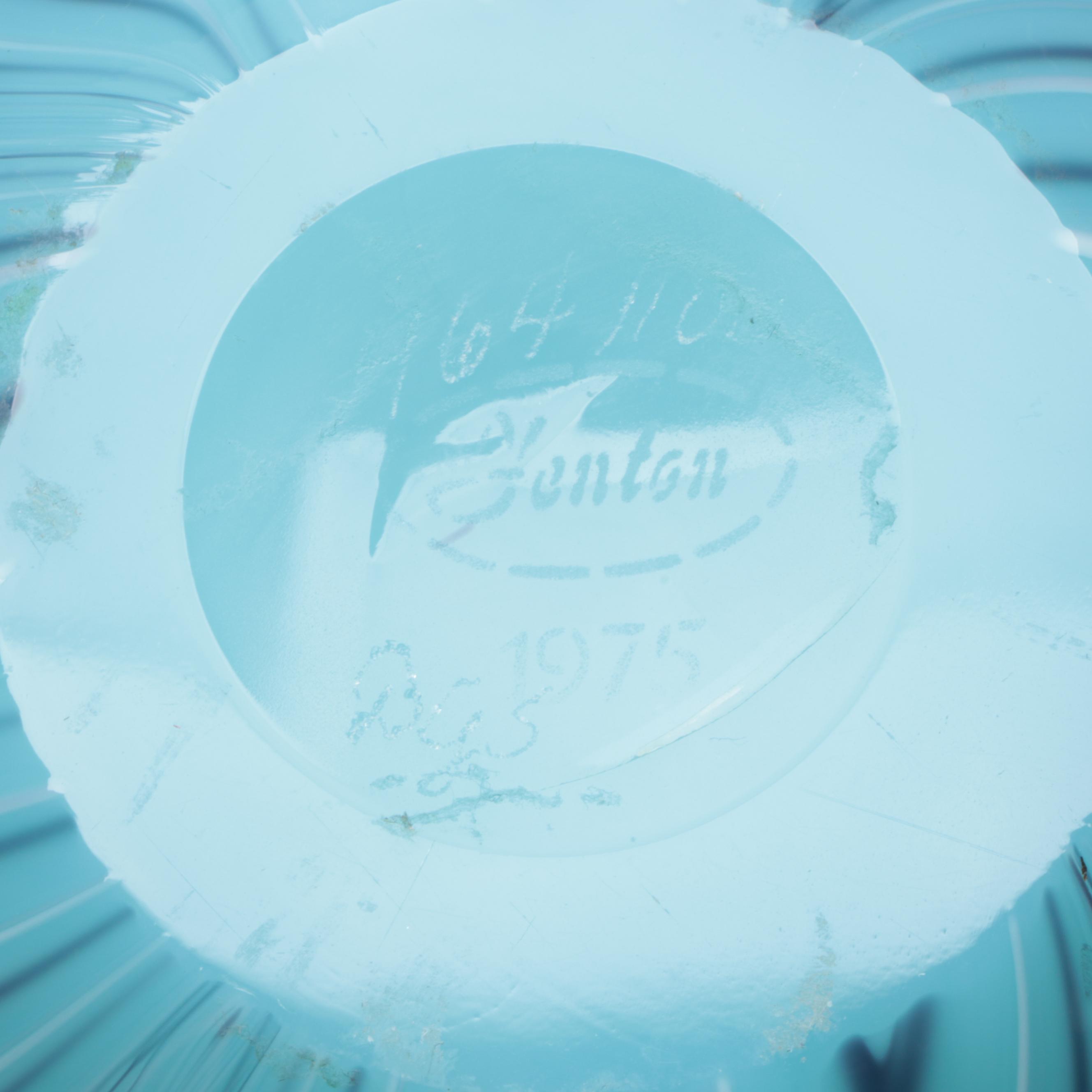 Fenton Pulled Feather Robert Barber Collection Glass Vase