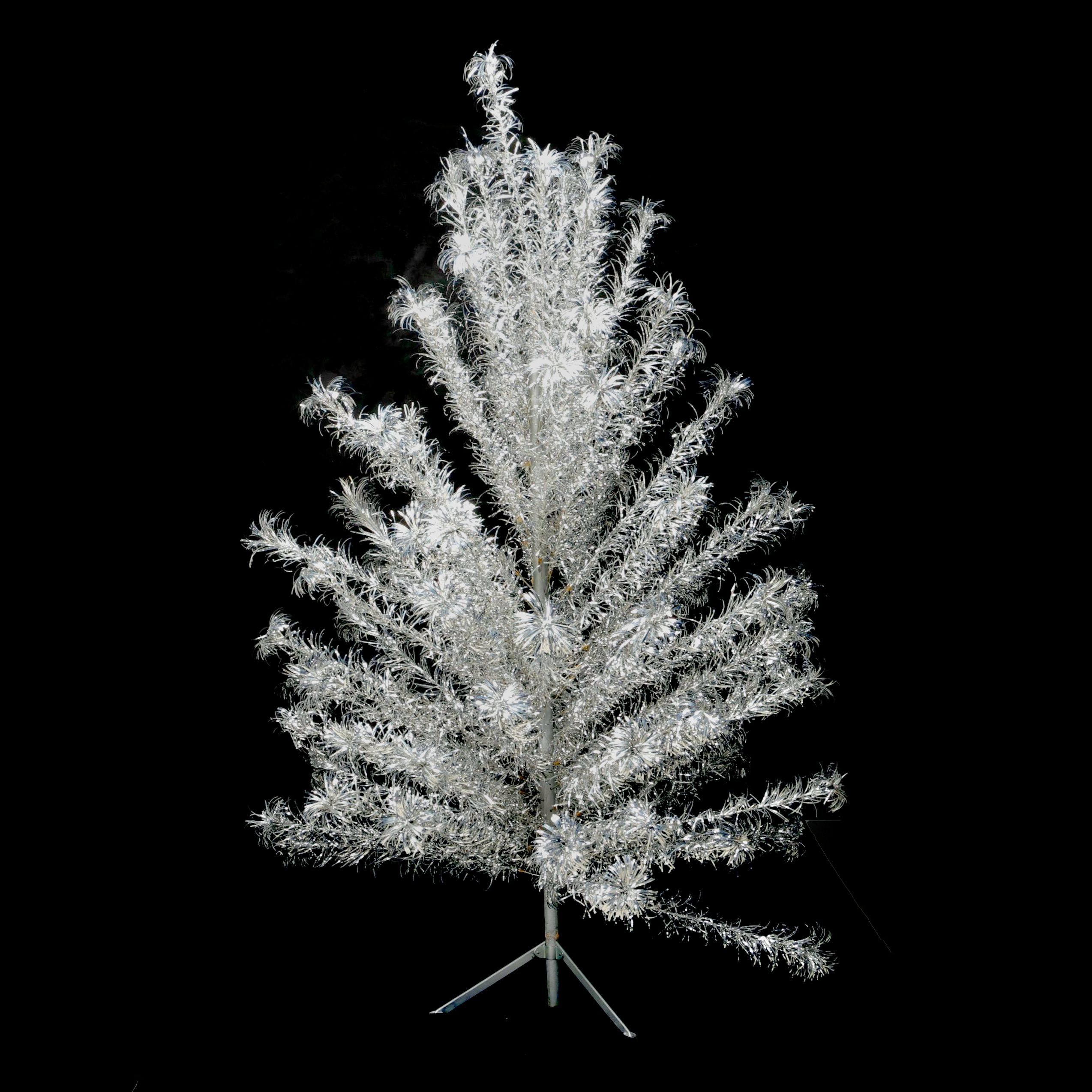 Peco Deluxe 6' Aluminum Christmas Tree, Mid-20th Century
