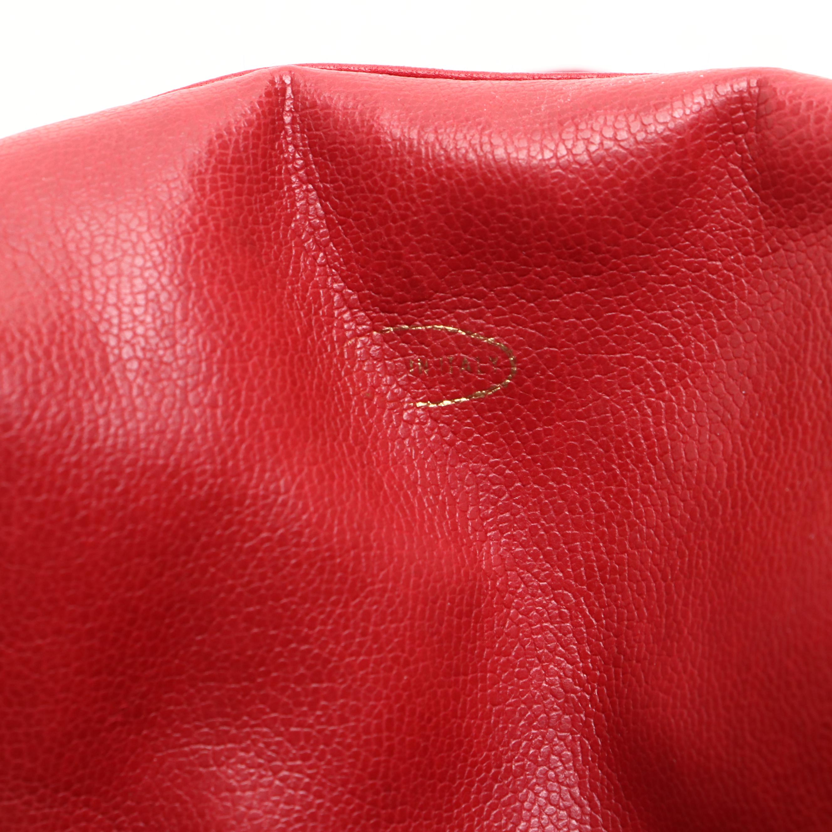 Chanel CC Drawstring Bucket Bag in Diamond Stitched Lambskin Leather with Pouch