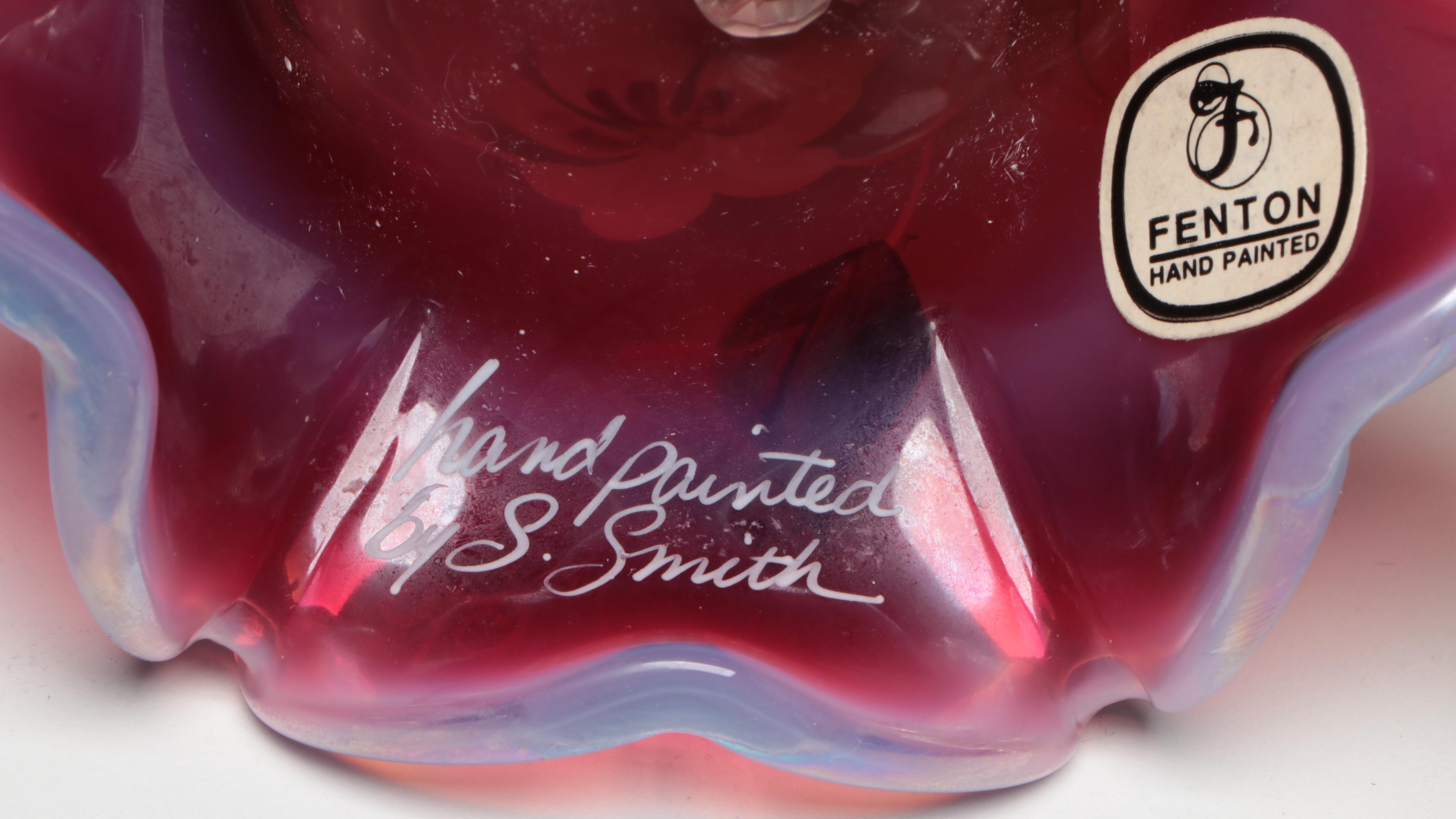 Fenton Museum Collection Custard Glass Bell with More Glass Bells