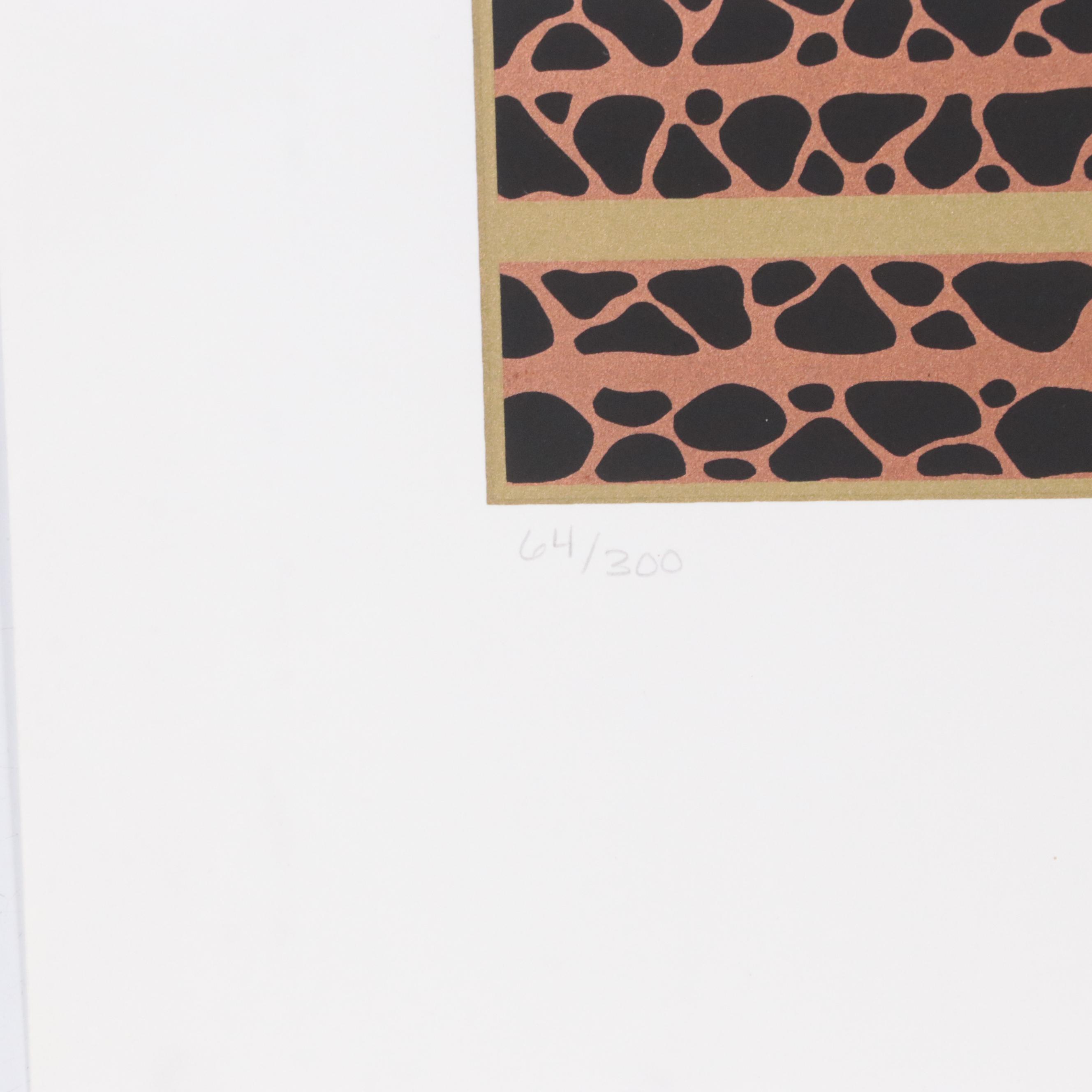 Erté Serigraph "Ondée," 1983