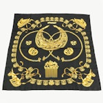 Hermes "Les Cavaliers d'Or" Scarf 90 in Silk