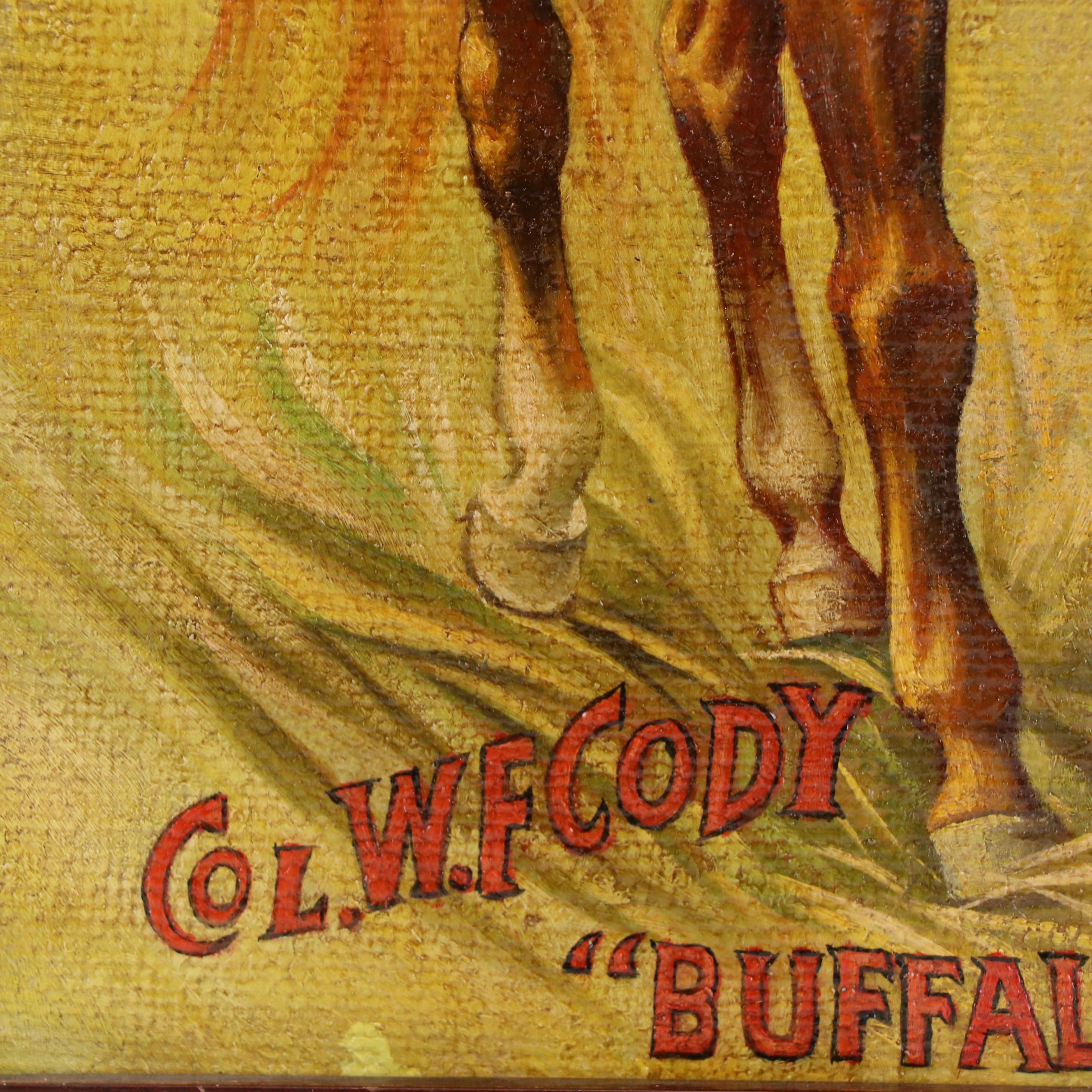 Oil Painting "Col. W. F. Cody 'Buffalo Bill'"