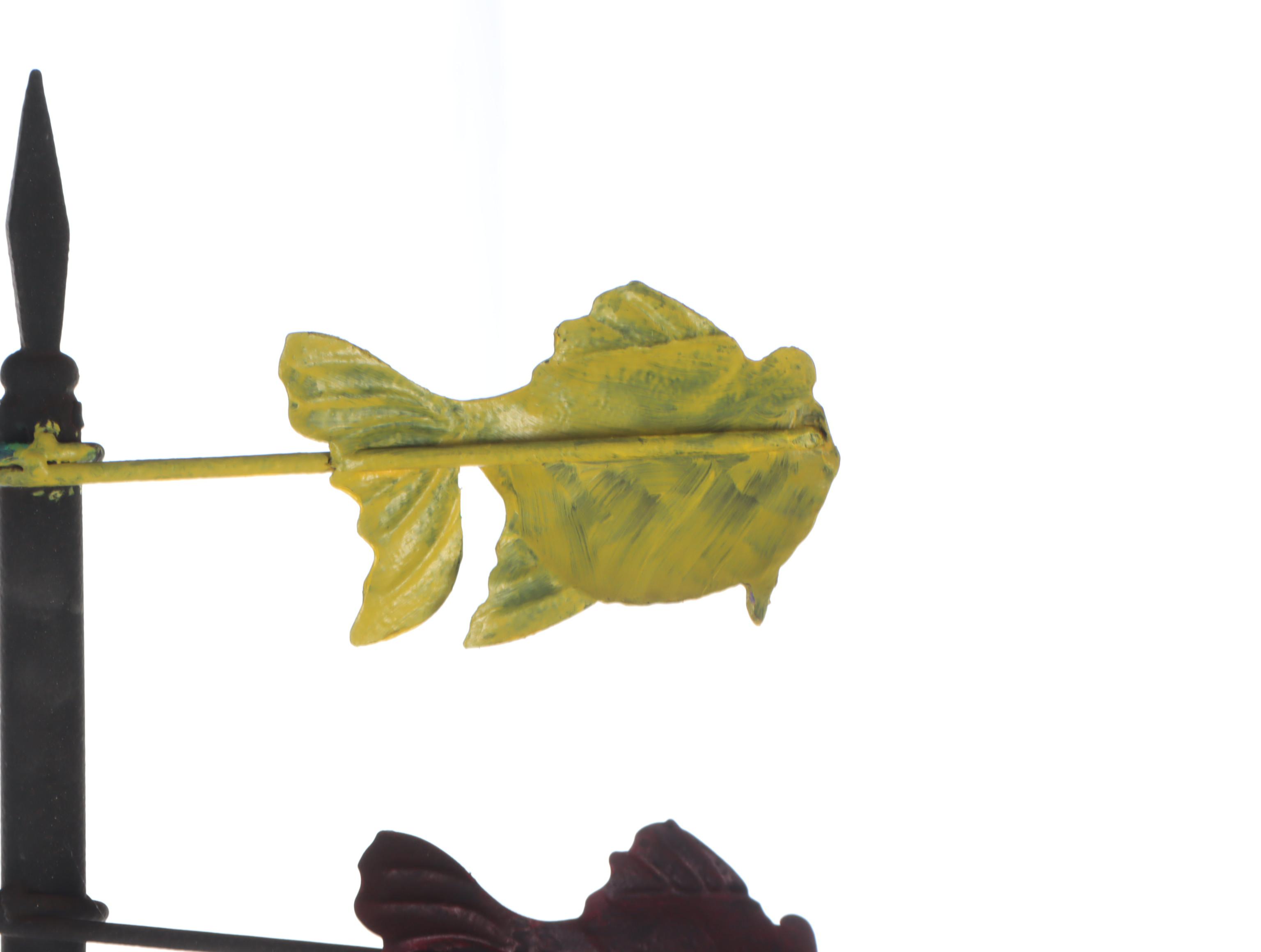 Custom Made and Hand-Painted Fish Yard Art