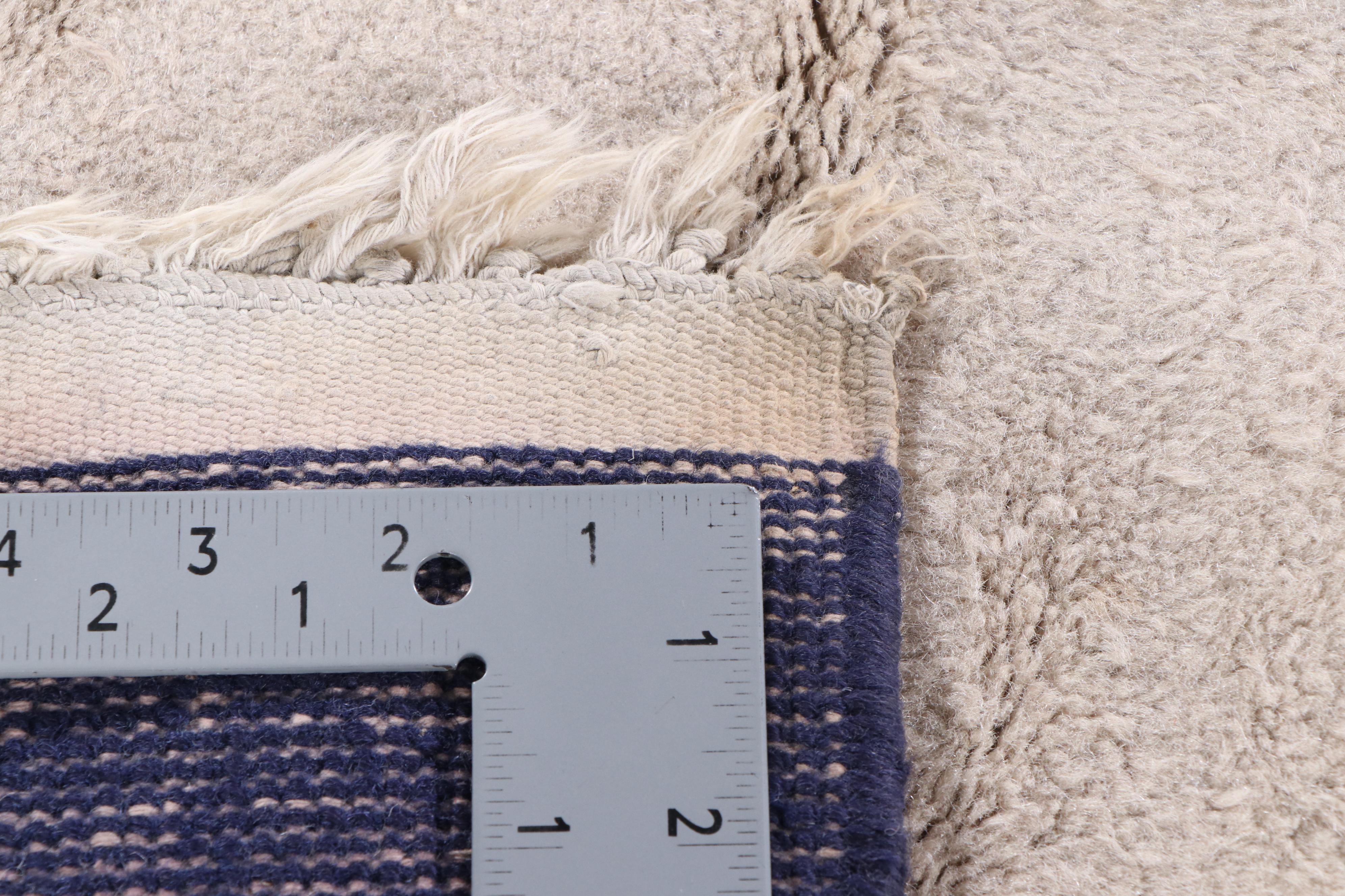 8'11 x 12'2 Hand-Knotted Contemporary Chinese Art Deco Style Area Rug