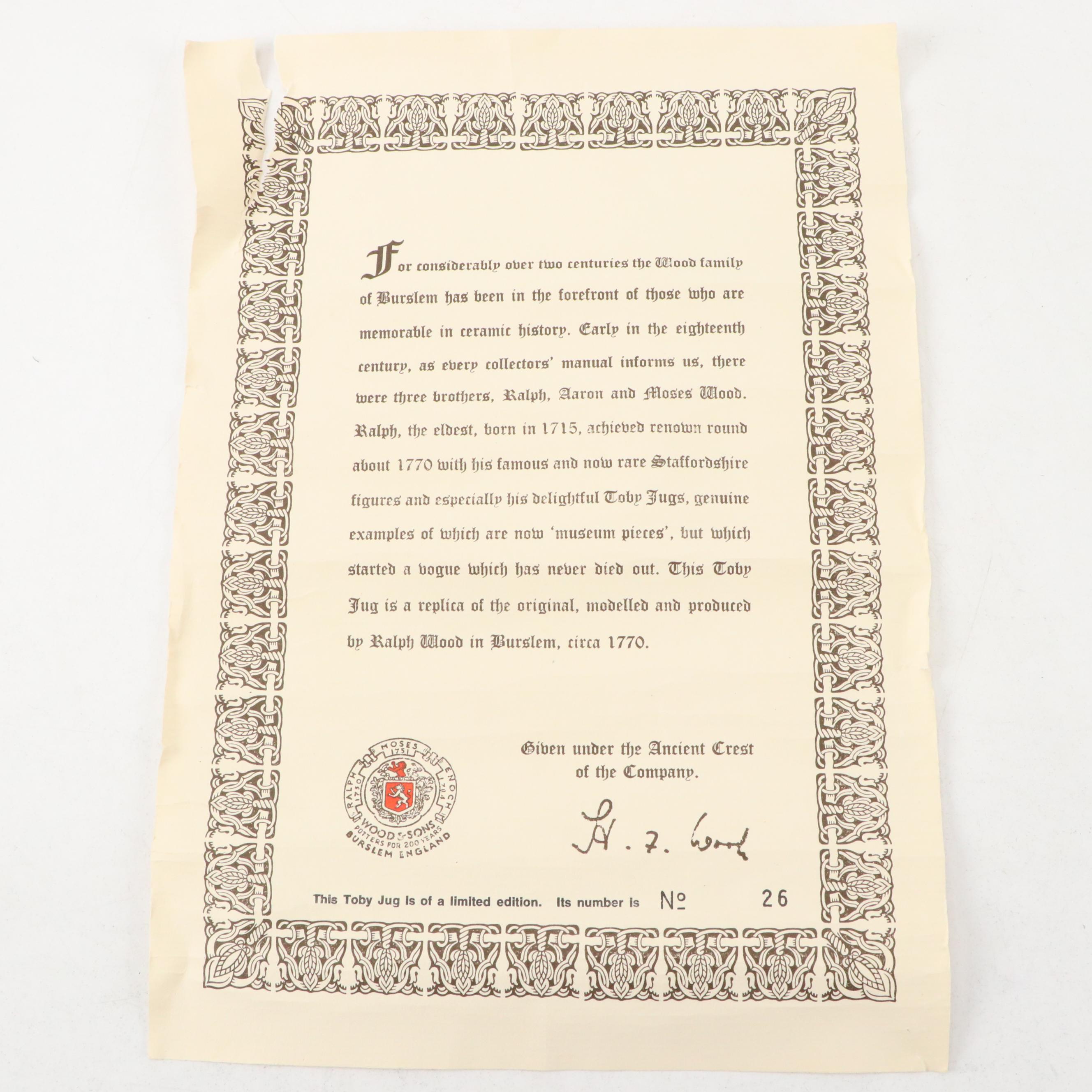 Royal Doulton "Winston Churchill" with Other Character Jugs