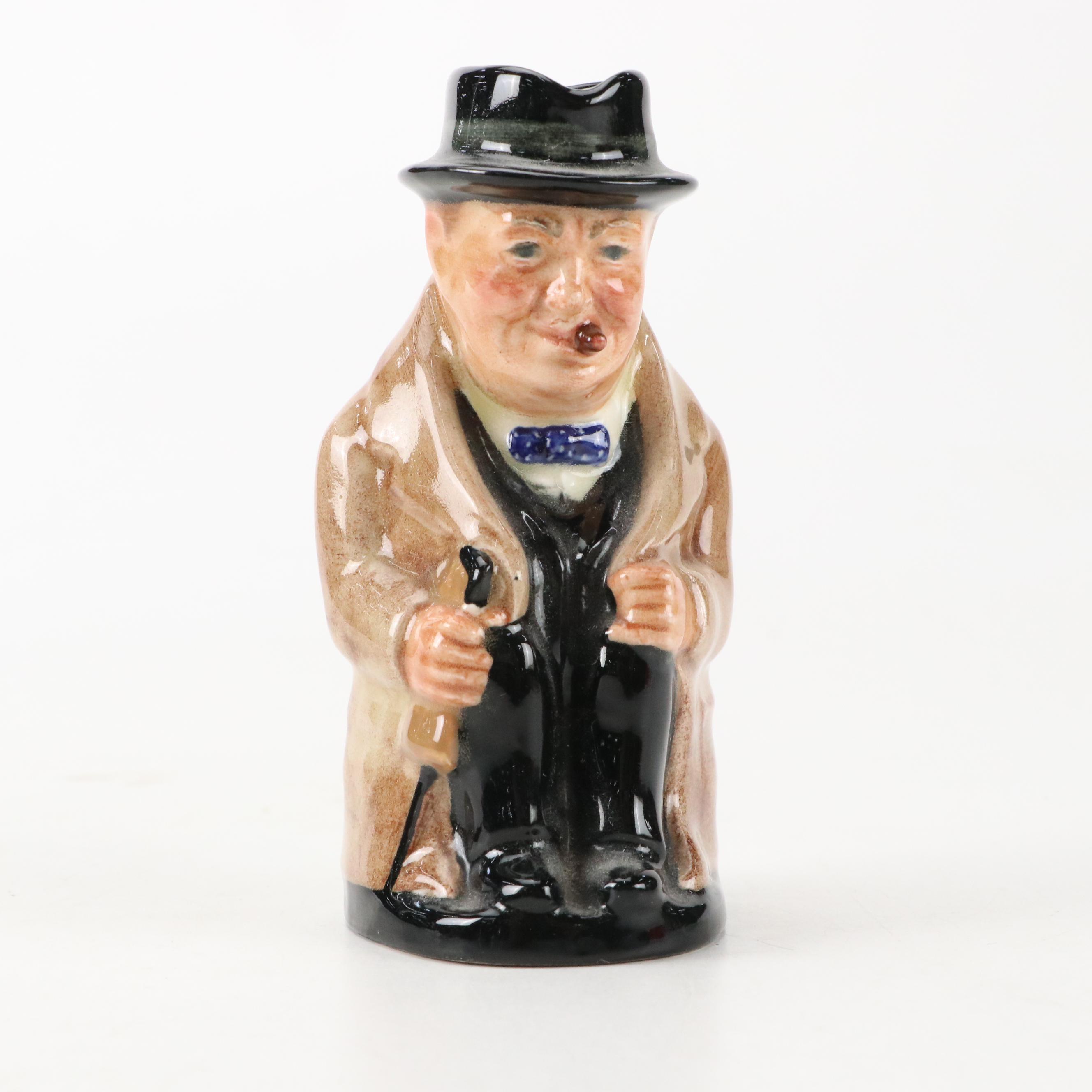 Royal Doulton "Winston Churchill" with Other Character Jugs