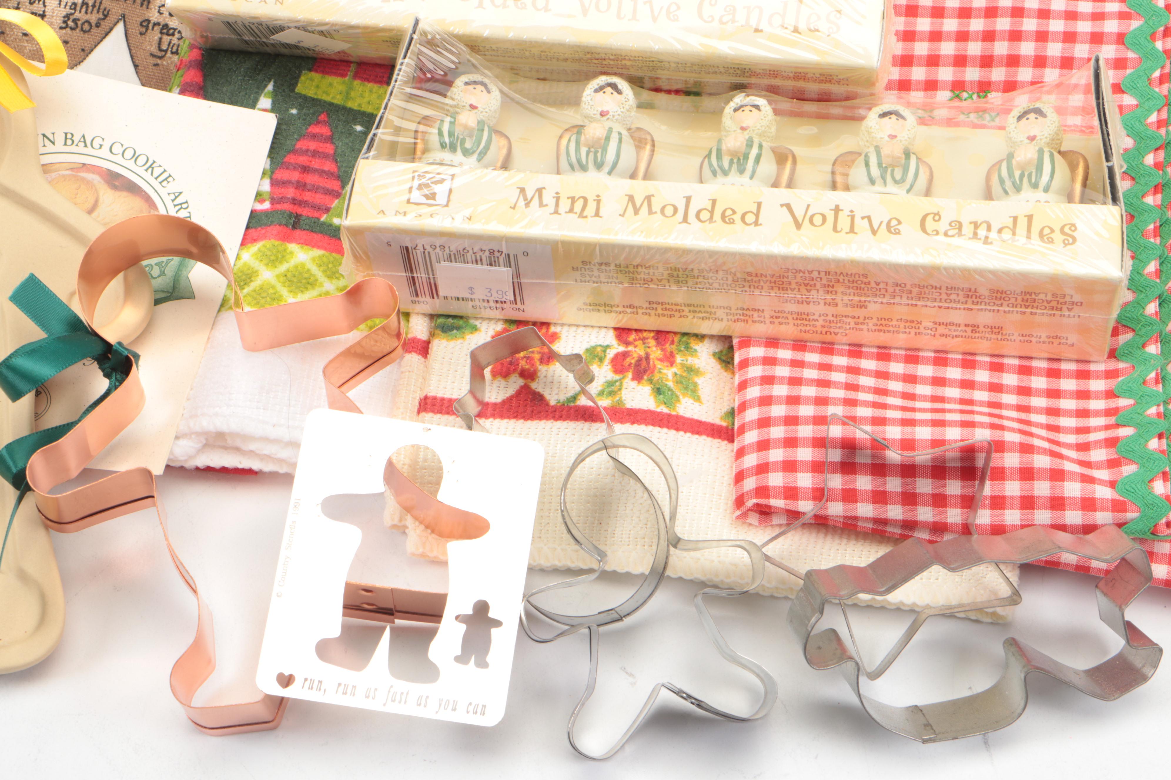 Christmas-Themed Votives, Cookie Cutters, and More Kitchen Décor