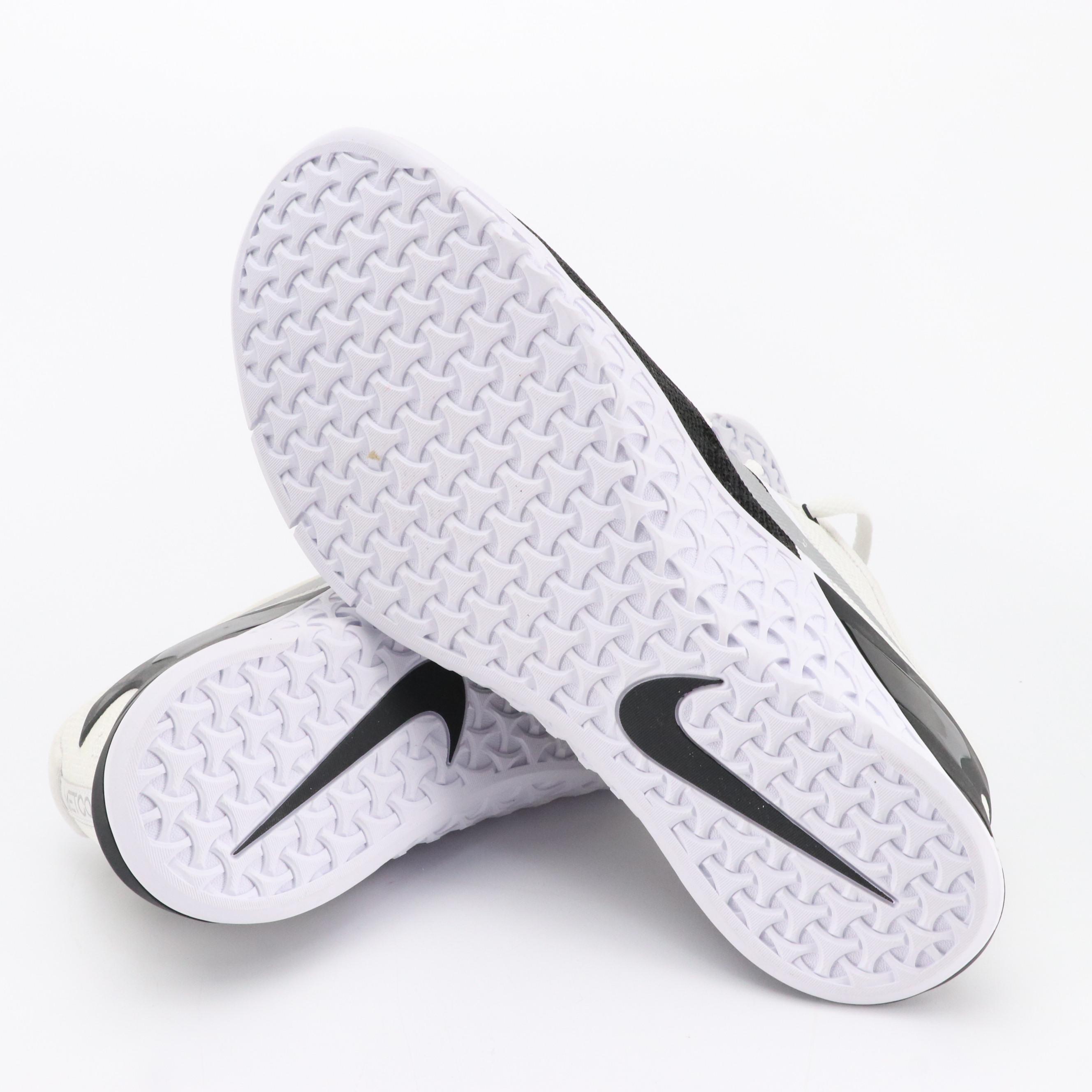 Men's Nike Metcon 3 Black and White Training Sneakers in Box