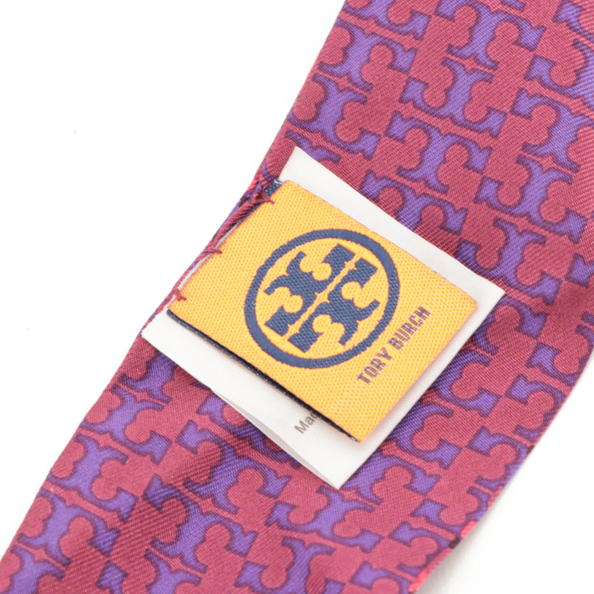 Tory Burch Reva Flats and Narrow Silk Scarf with Kate Spade Celeste Sunglasses