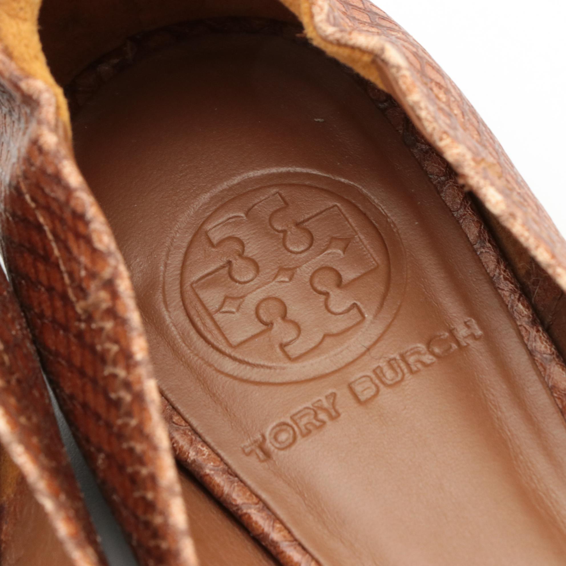 Tory Burch Reva Flats and Narrow Silk Scarf with Kate Spade Celeste Sunglasses