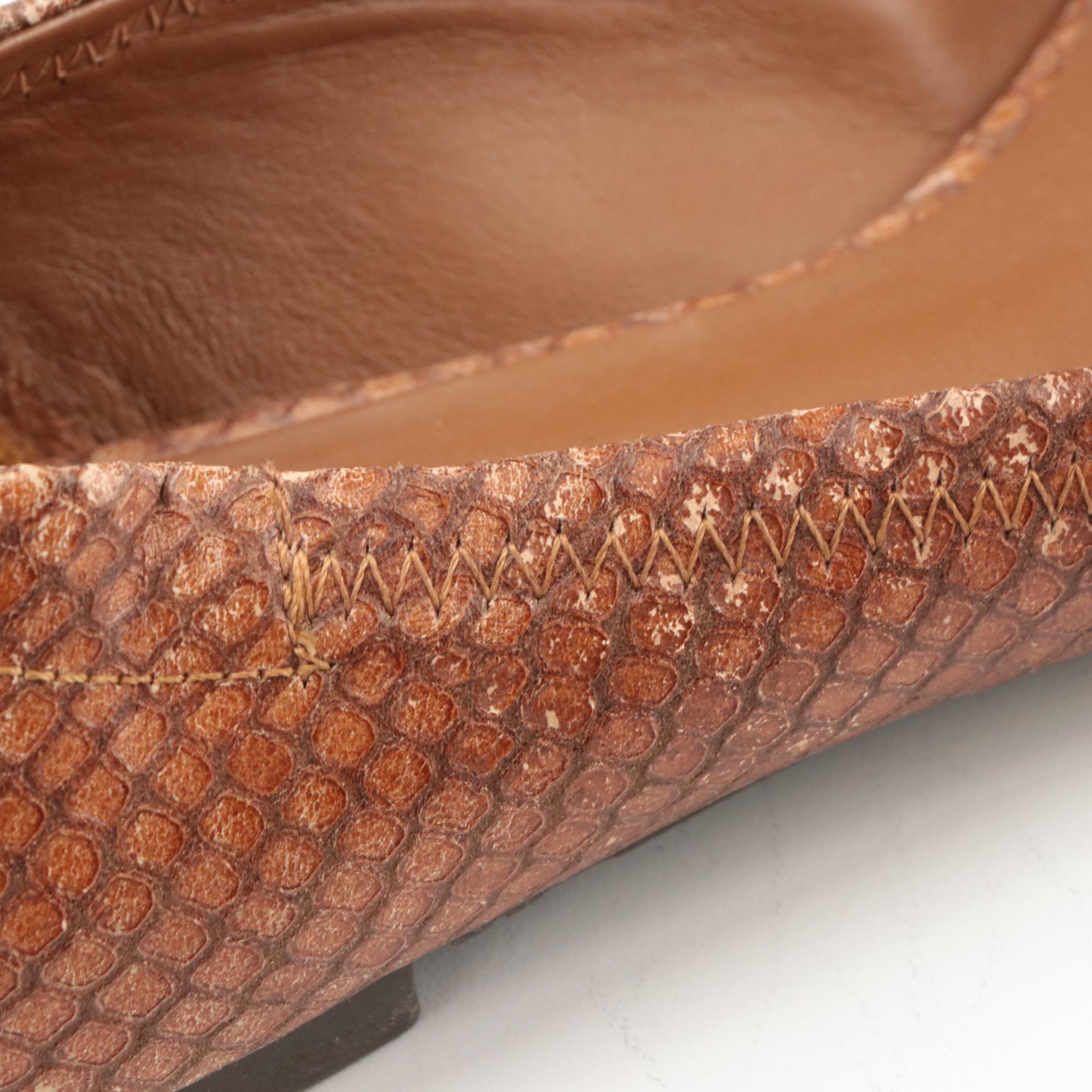 Tory Burch Reva Flats and Narrow Silk Scarf with Kate Spade Celeste Sunglasses