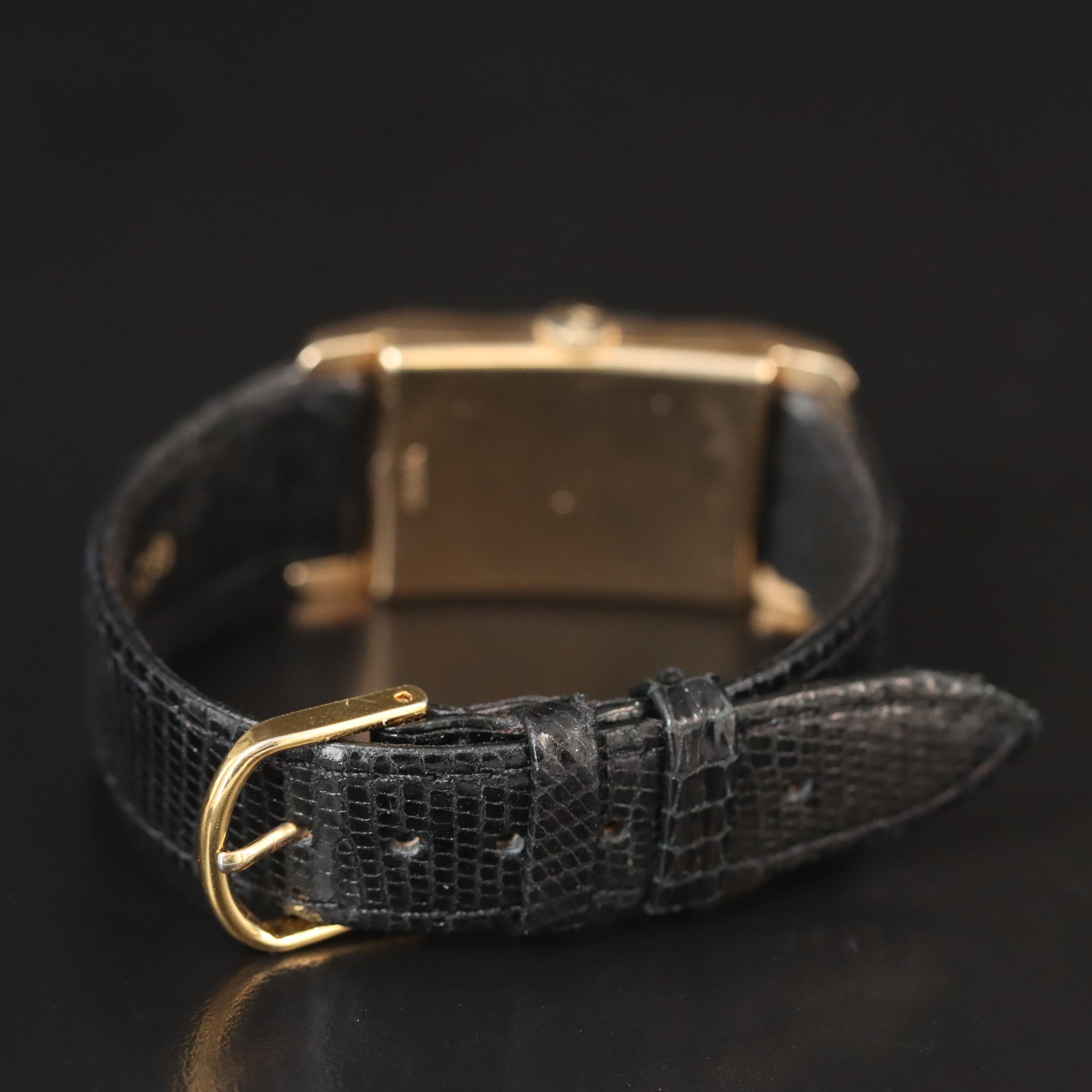 14K Longines Diamond Dial Stem Wind Watch