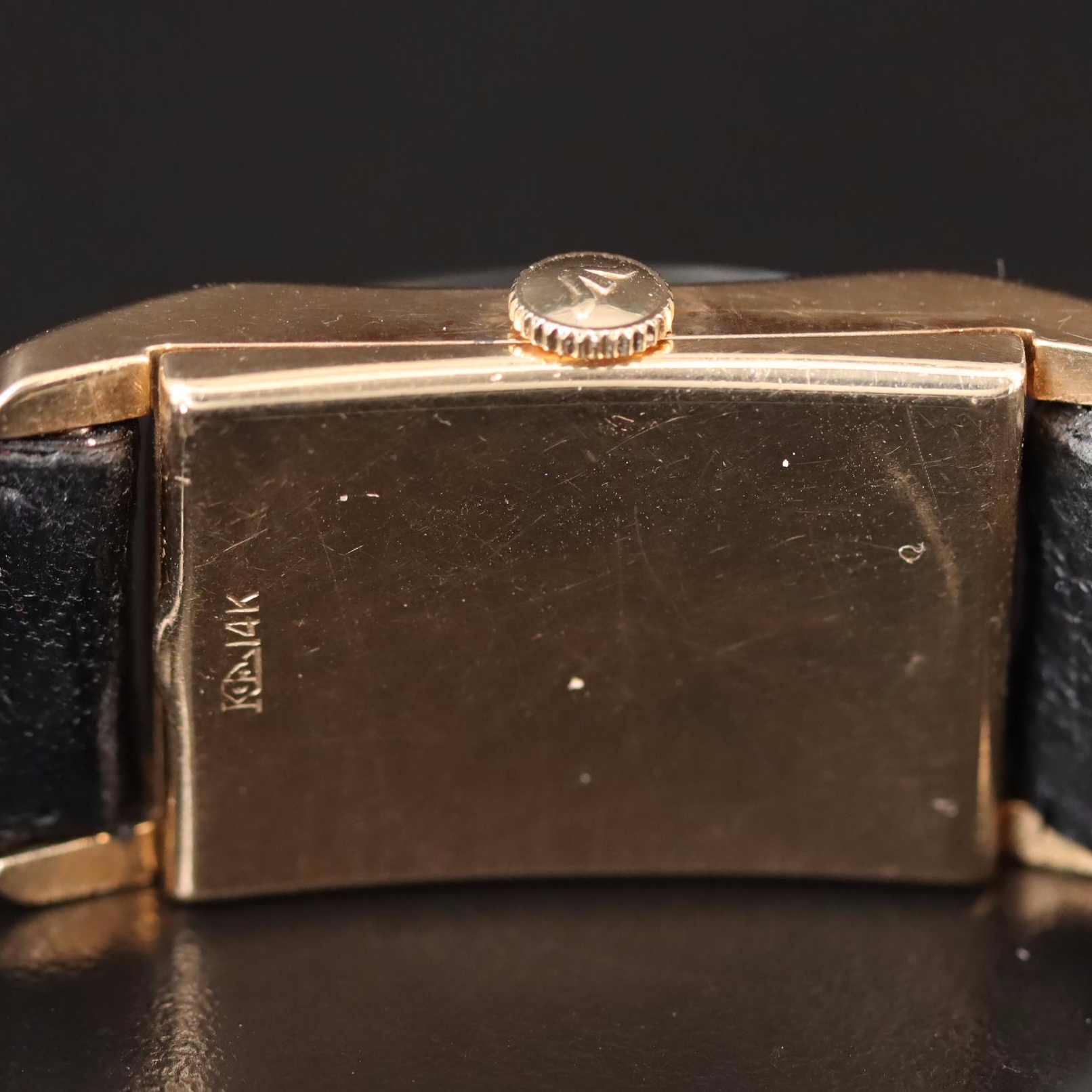 14K Longines Diamond Dial Stem Wind Watch