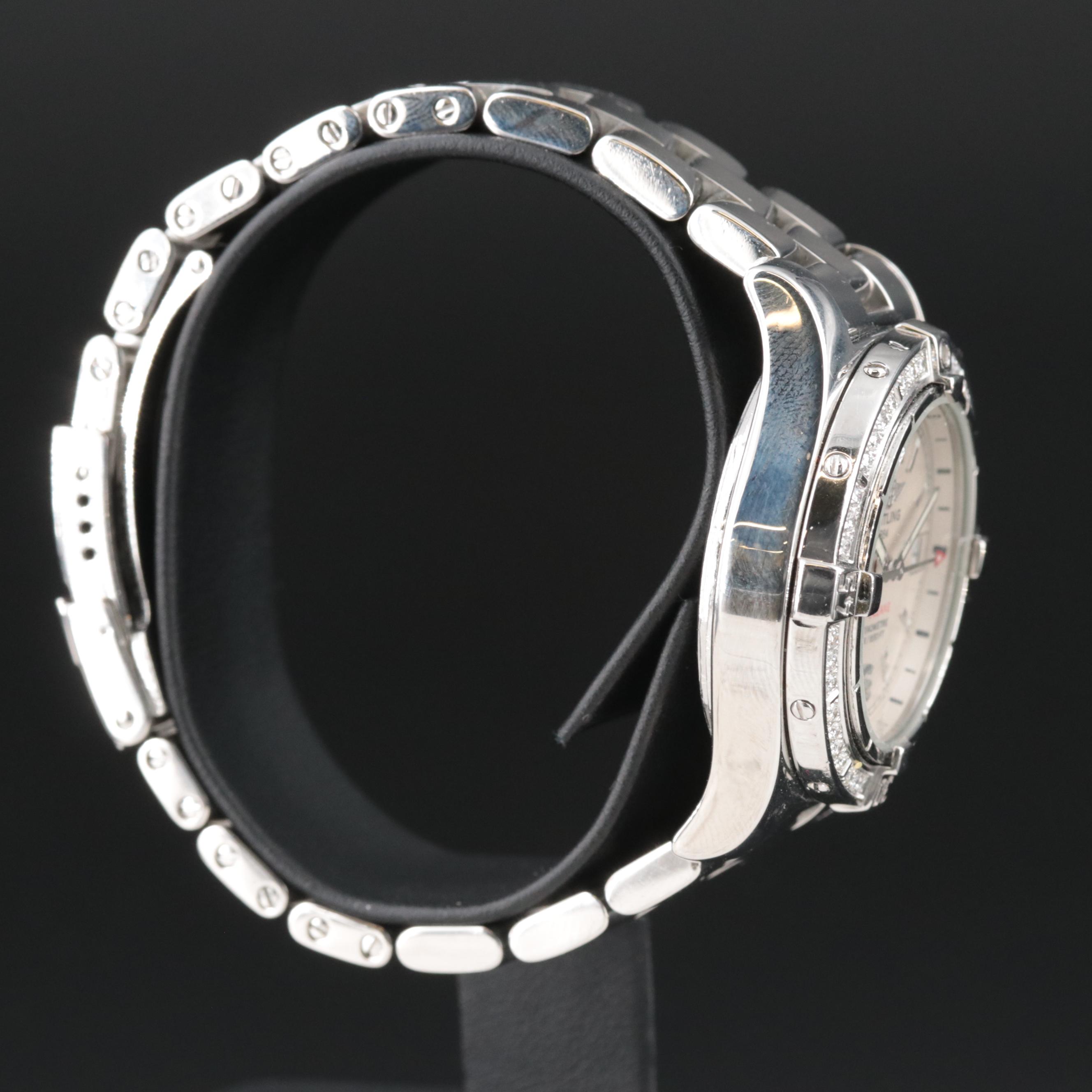 2006 Breitling Colt Oceane Factory Diamond Bezel 500M Watch