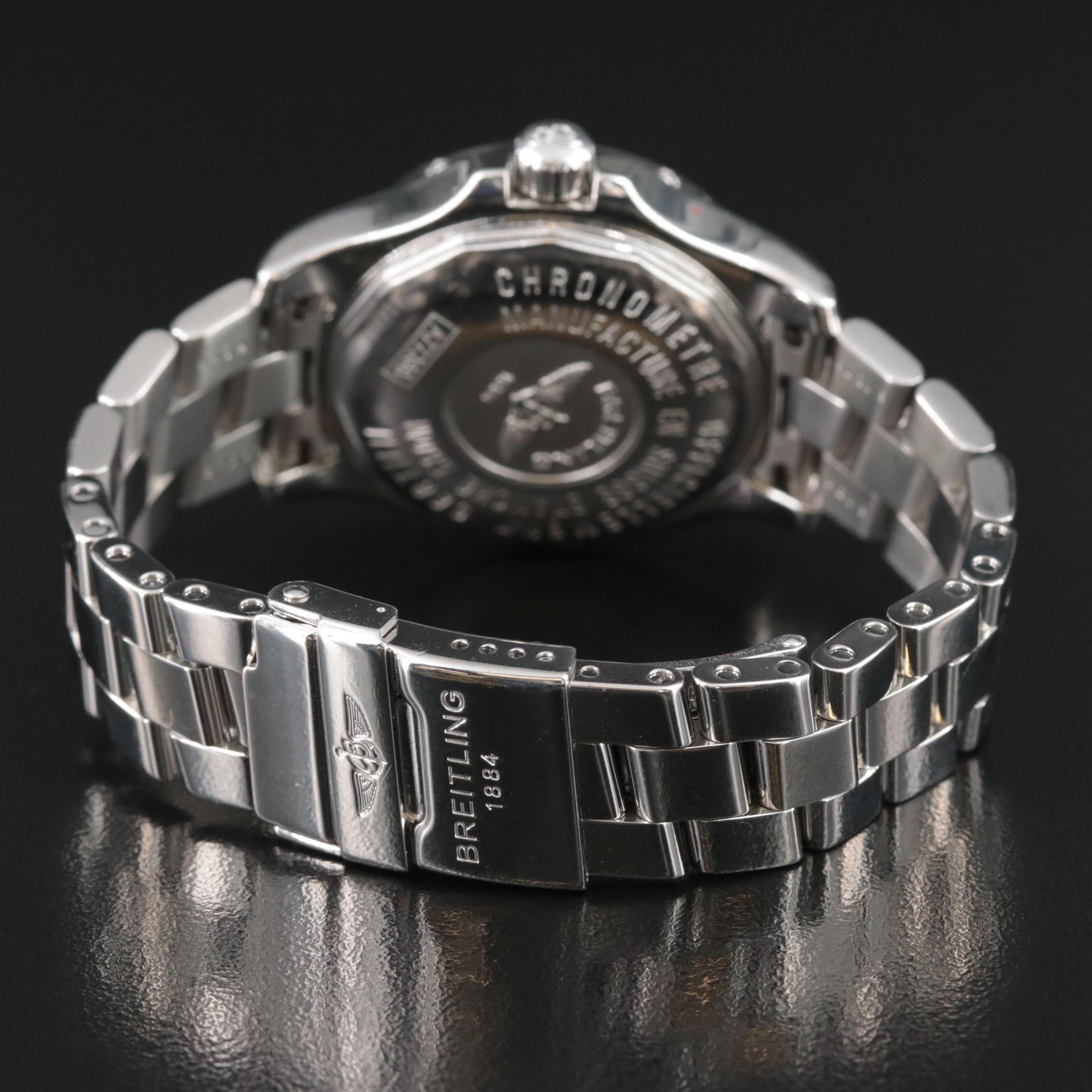 2006 Breitling Colt Oceane Factory Diamond Bezel 500M Watch