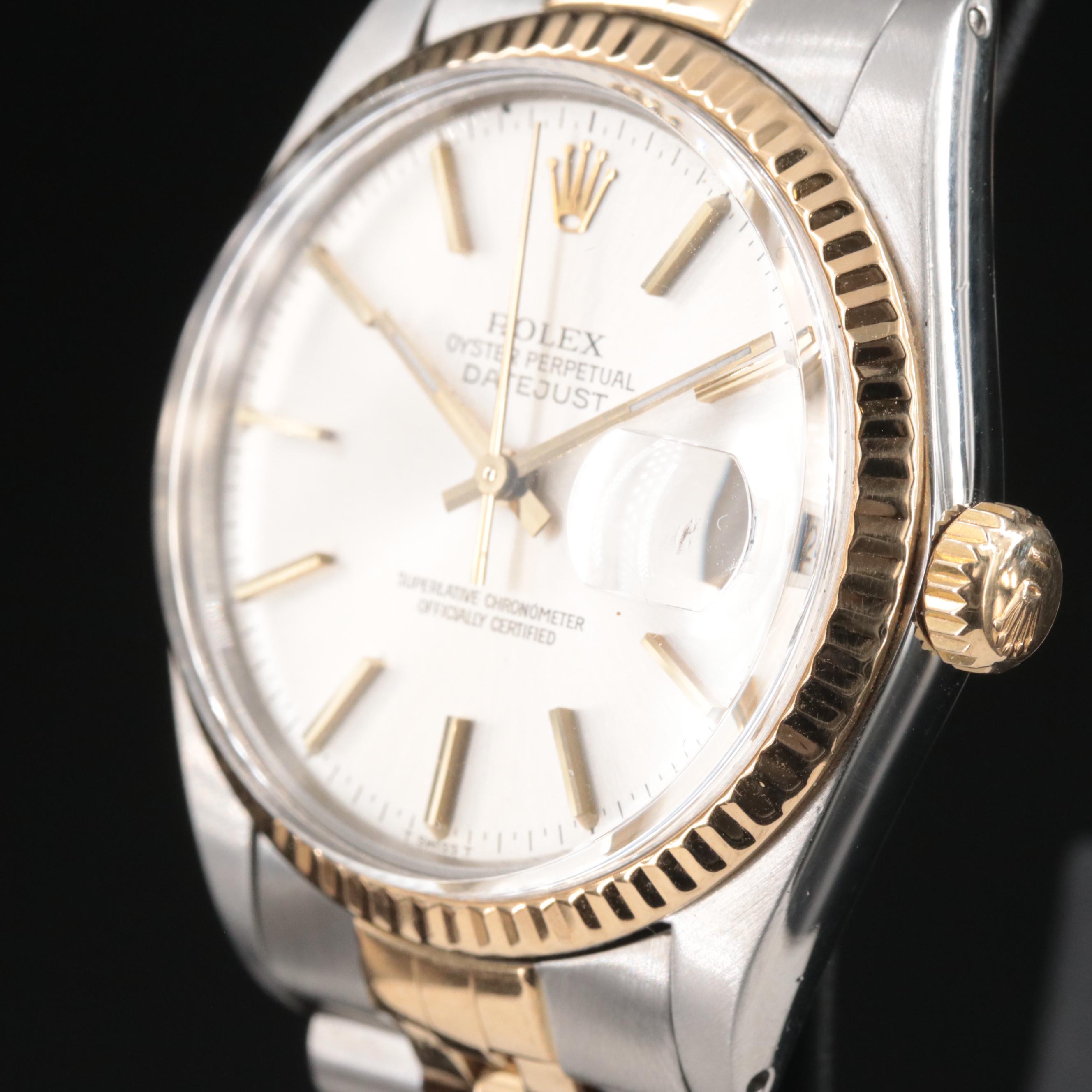 1984 Rolex Oyster Perpetual Two-Tone Datejust Watch