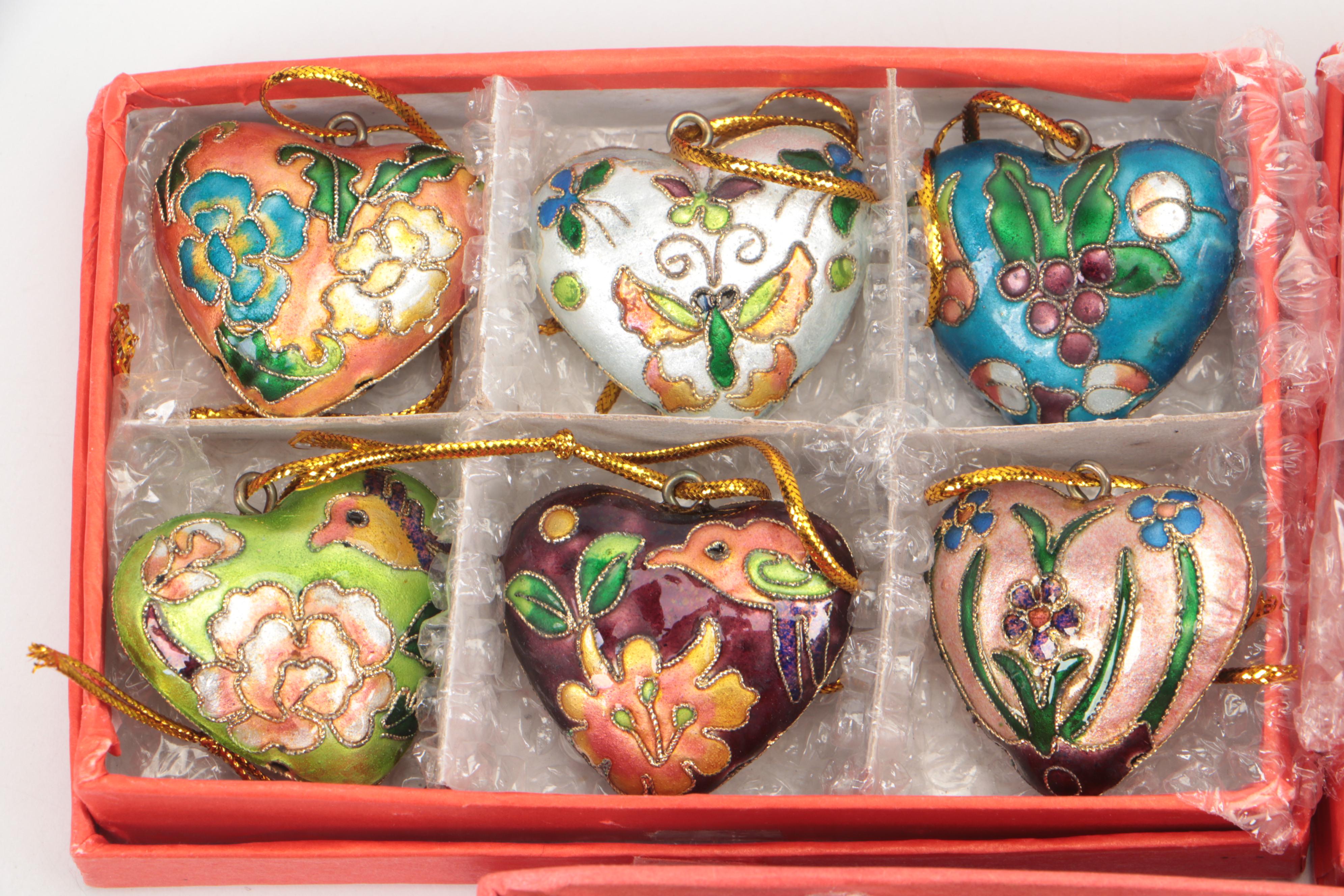 Cloisonné Christmas Ornaments