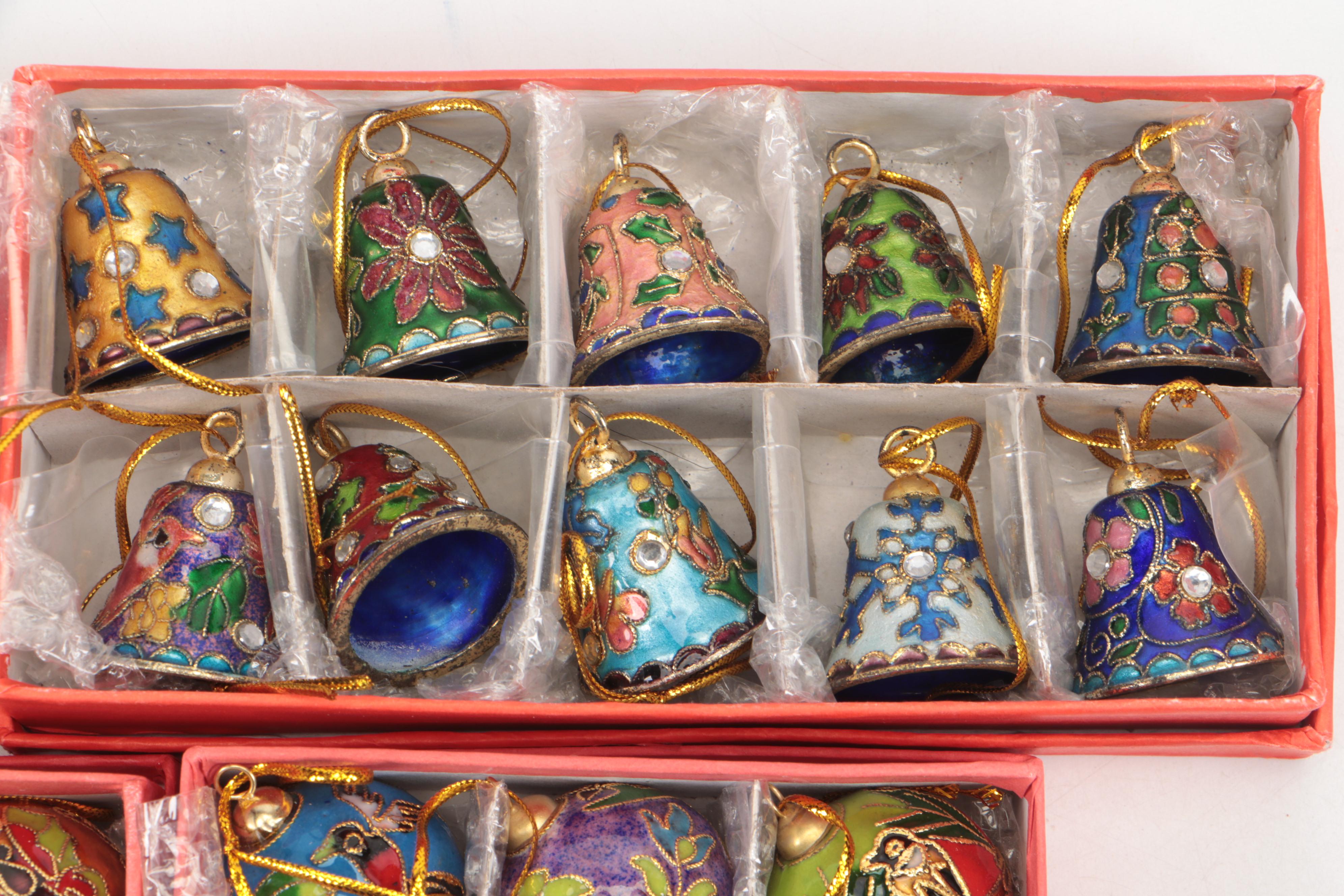 Cloisonné Christmas Ornaments