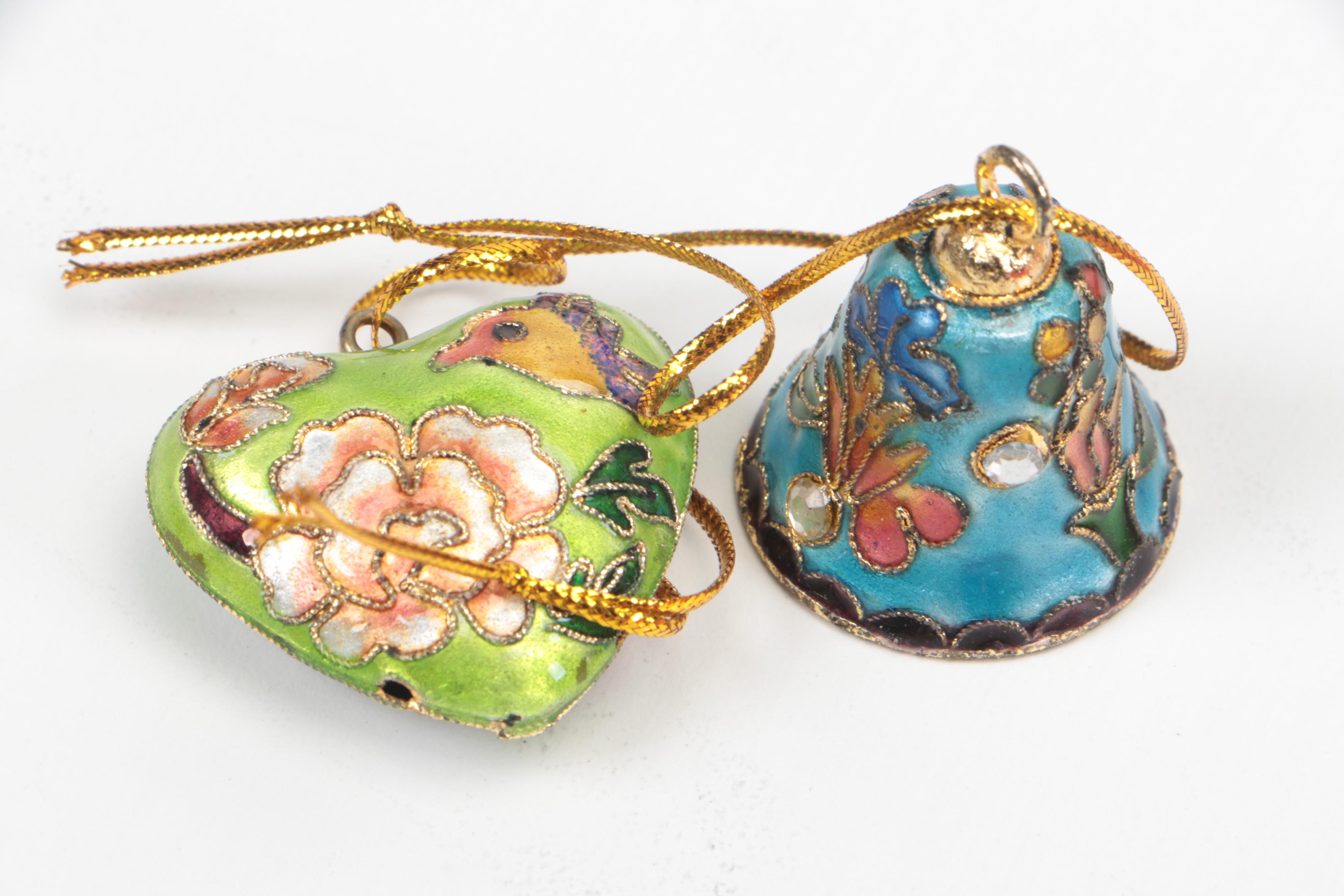 Cloisonné Christmas Ornaments