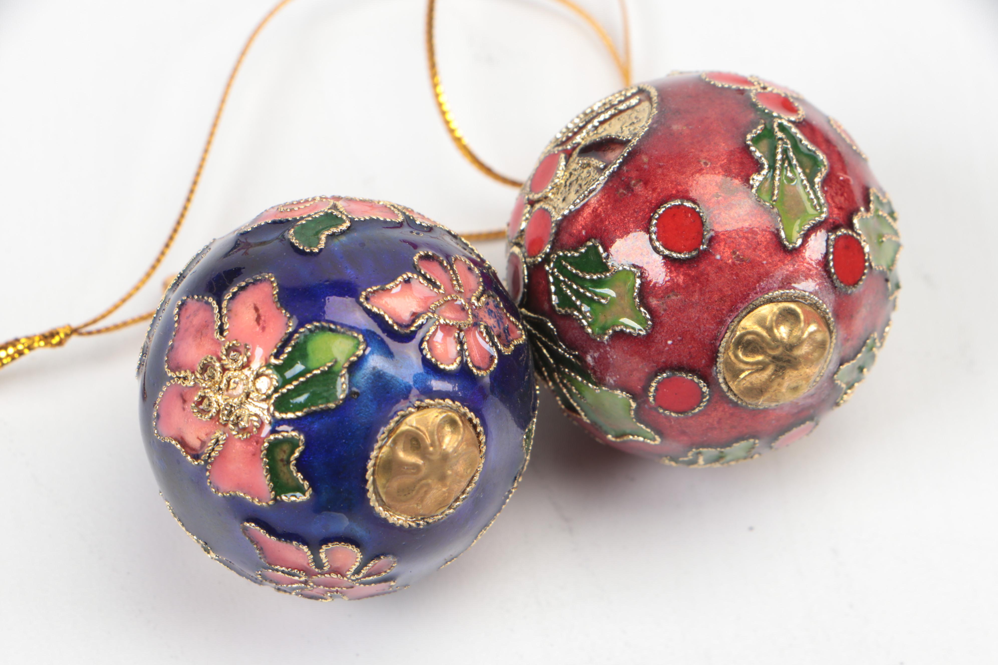 Cloisonné Christmas Ornaments EBTH