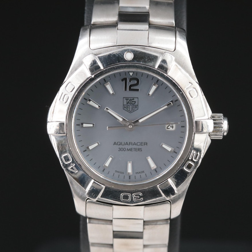TAG Heuer Aquaracer Blue Mother-of-Pearl Dial Wristwatch