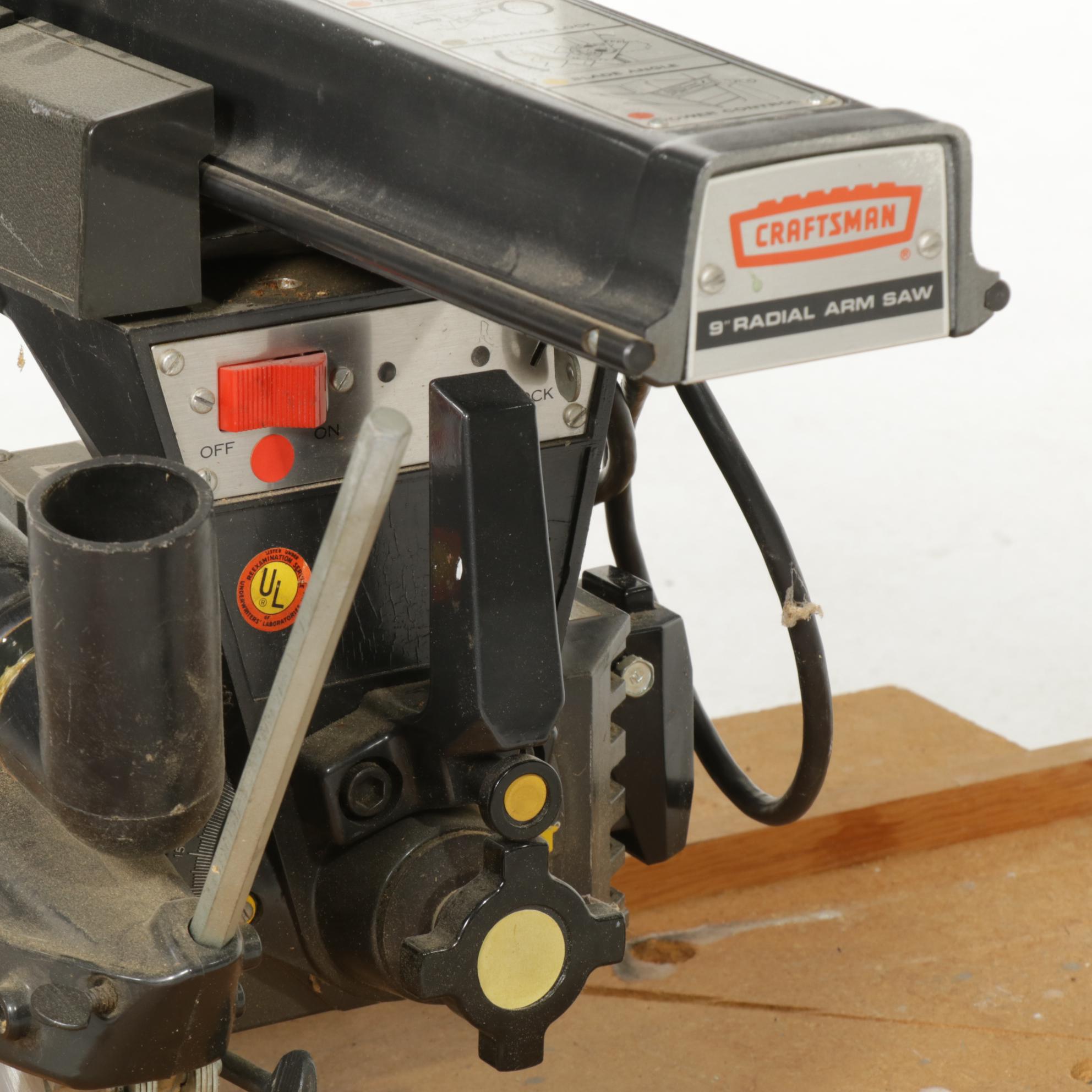 Sears Craftsman 9" Radial Arm Saw