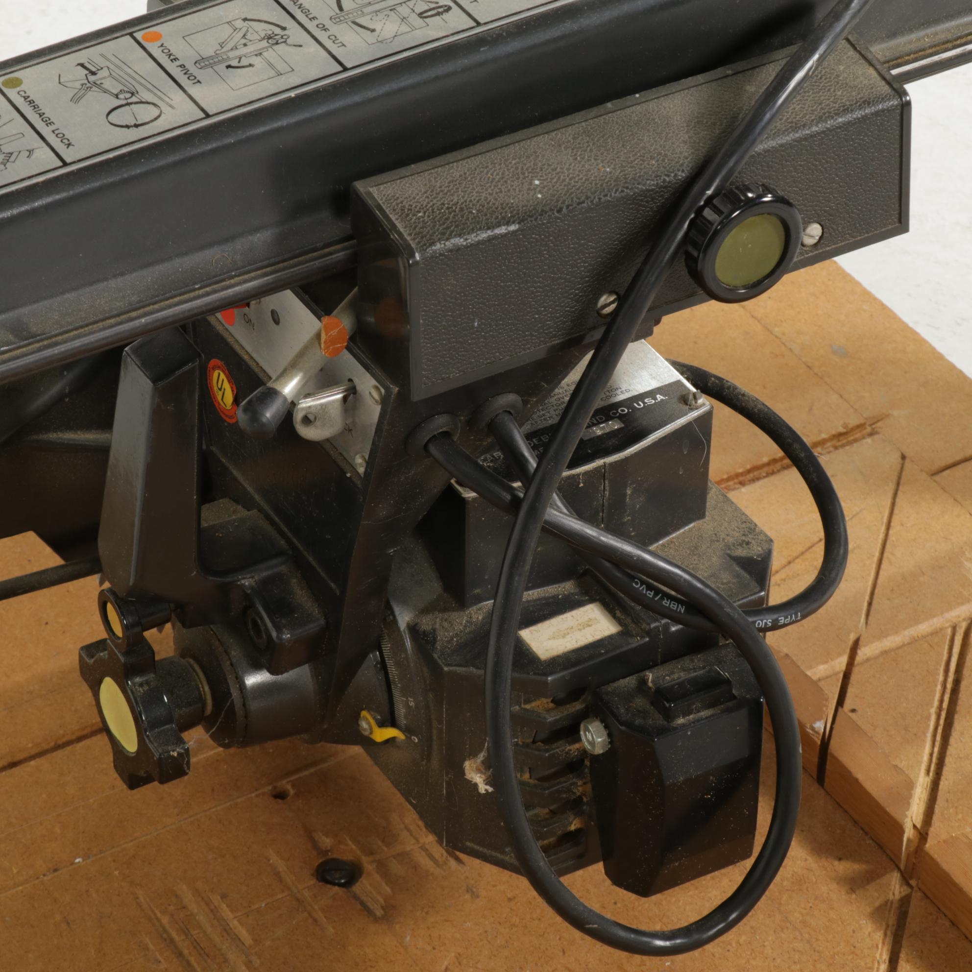 Sears Craftsman 9" Radial Arm Saw