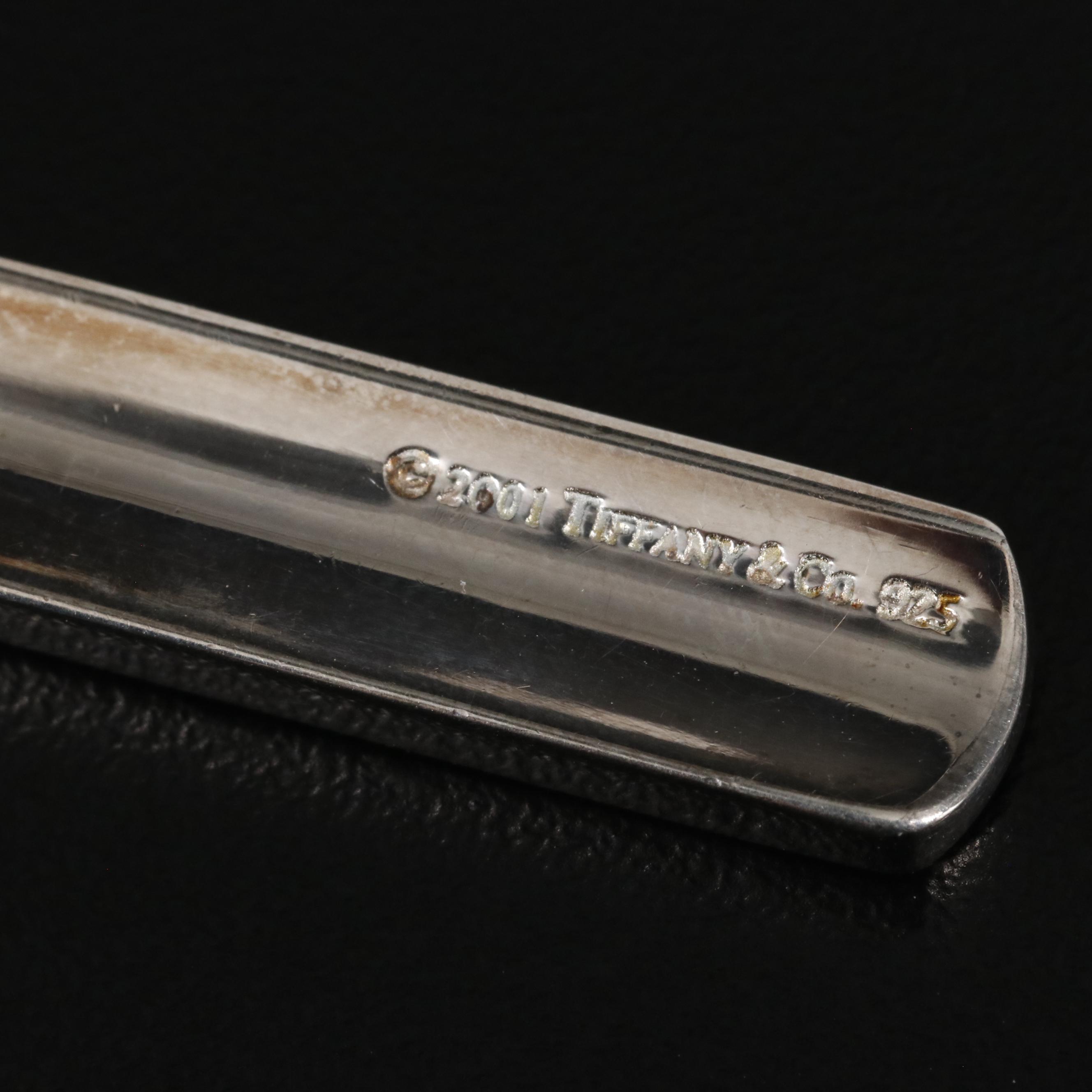 Tiffany & Co. "1837" Sterling Bar Pendant Necklace