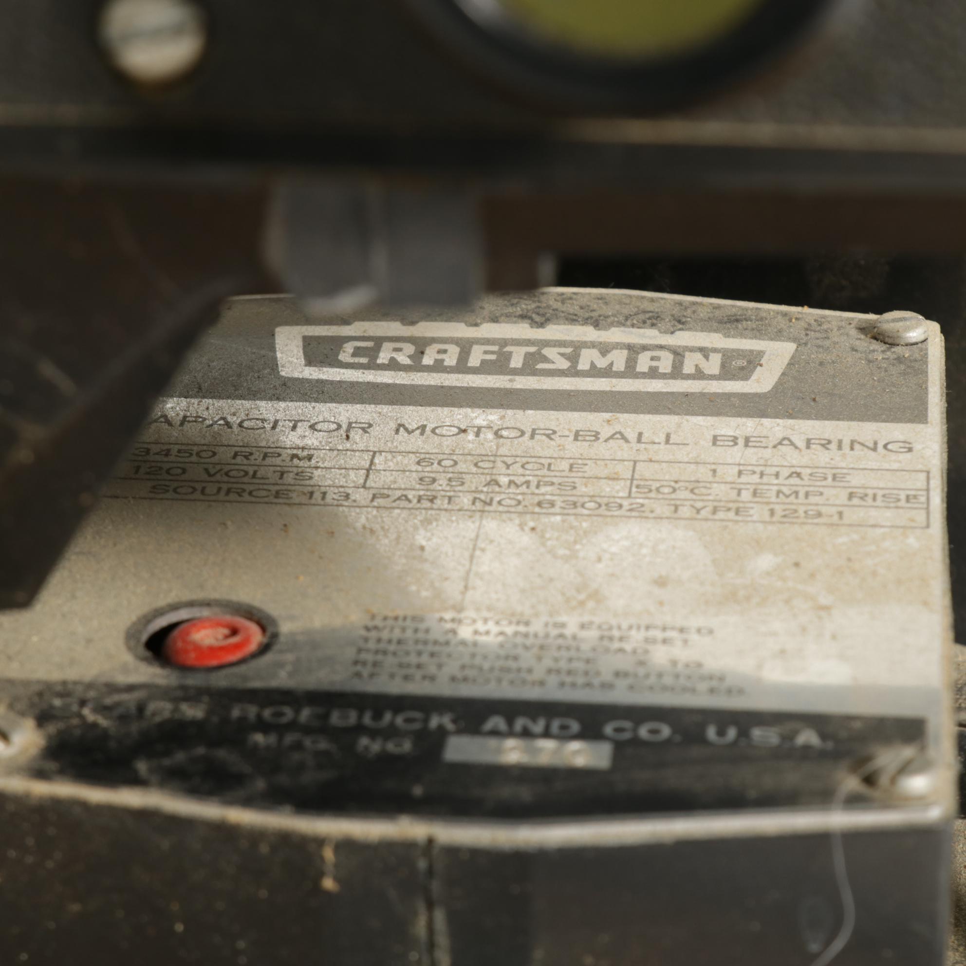 Sears Craftsman 9" Radial Arm Saw