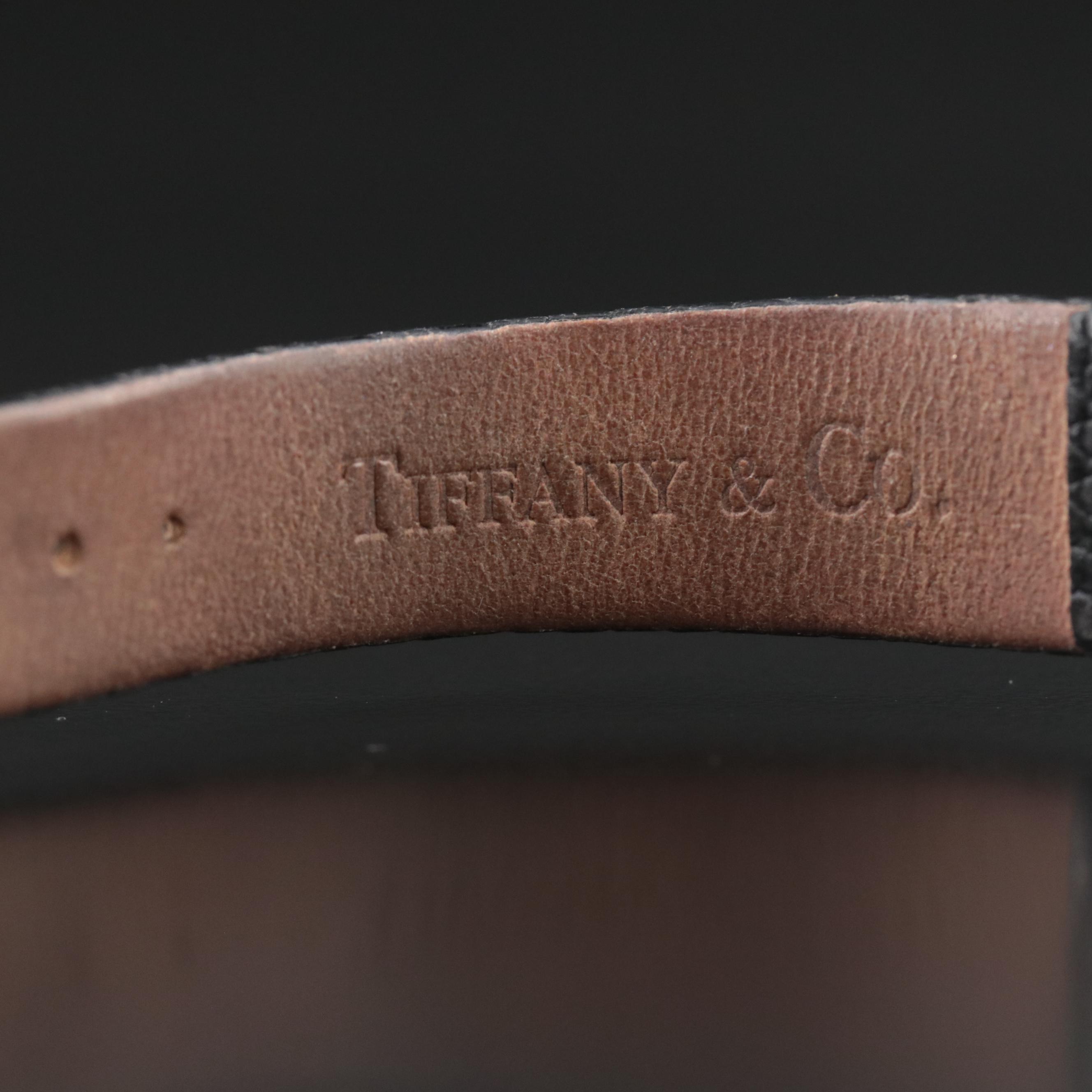 Tiffany & Co. Stainless Steel Tank Style Quartz Watch