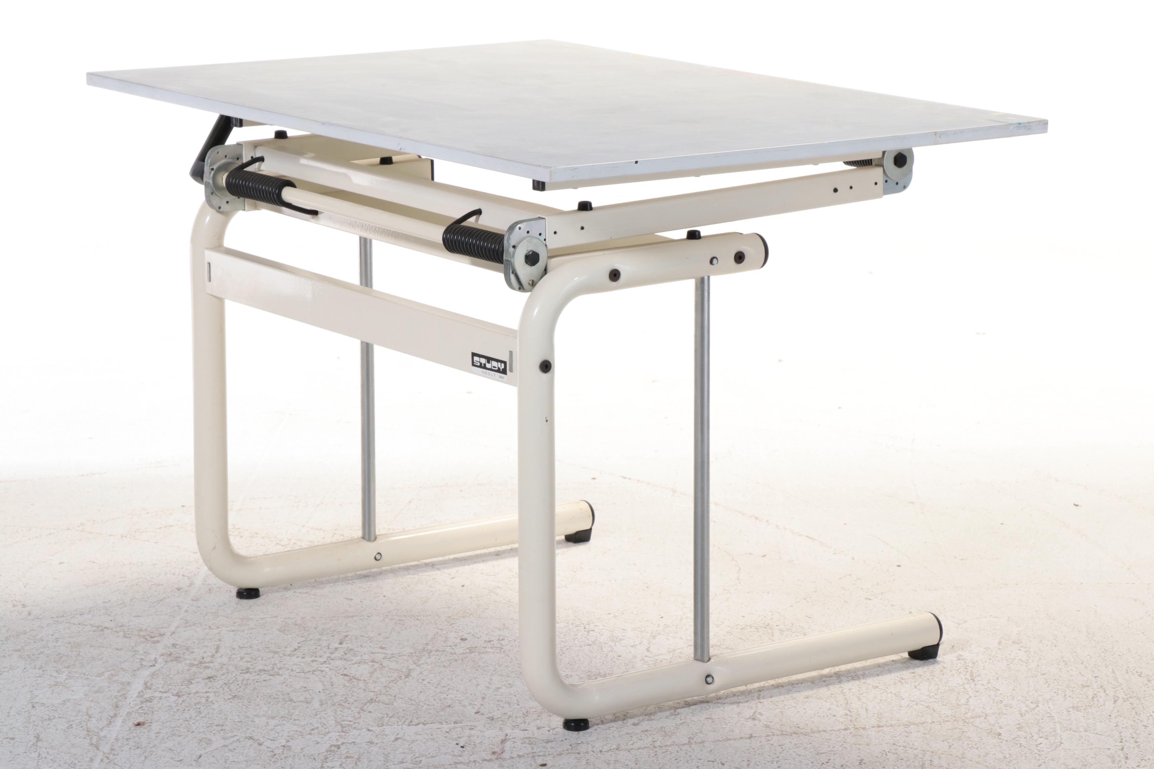Neolt Italian Metal Base Adjustable Drafting Table