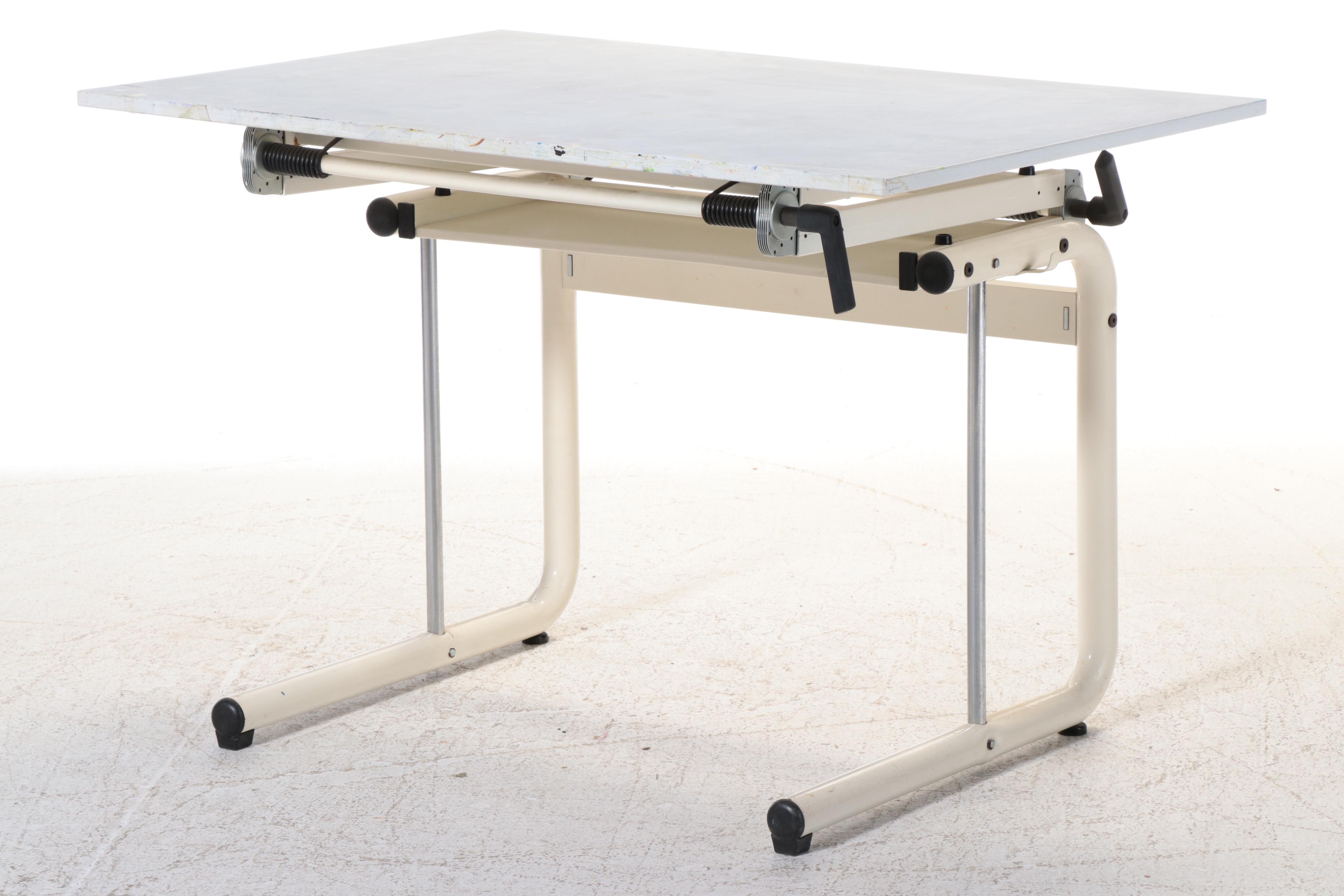 Neolt Italian Metal Base Adjustable Drafting Table