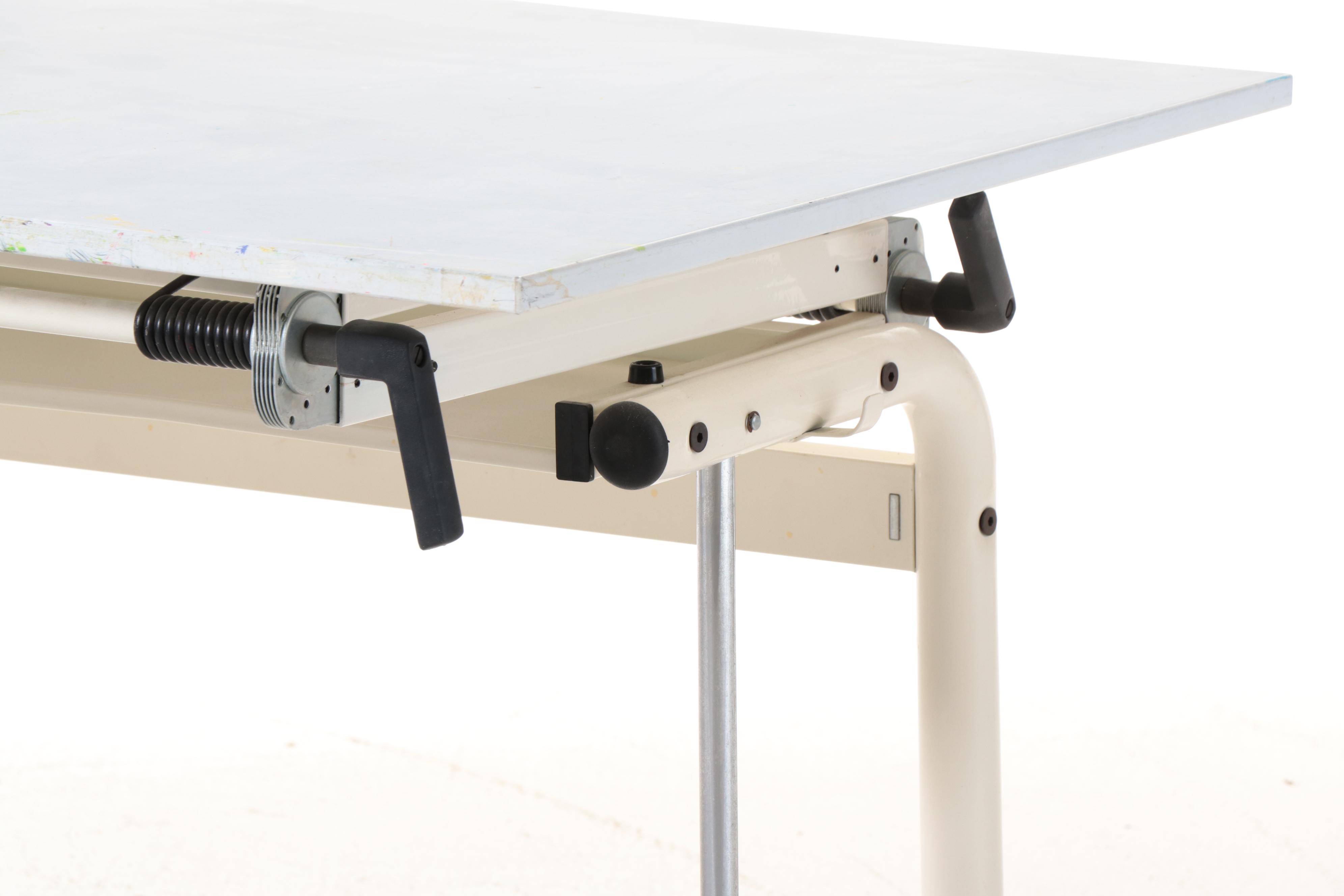 Neolt Italian Metal Base Adjustable Drafting Table