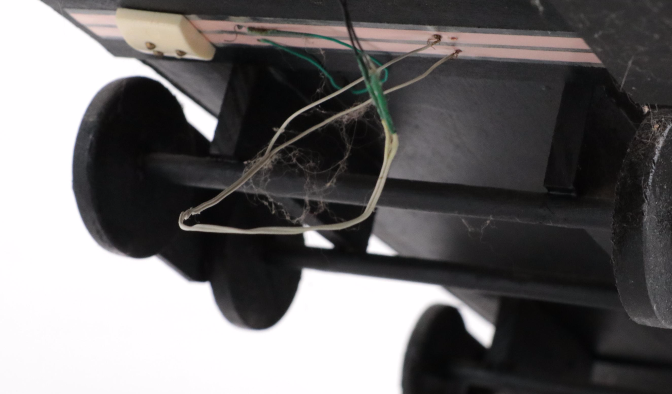 Handcrafted Christmas Living Room Diorama in Train Car, Vintage