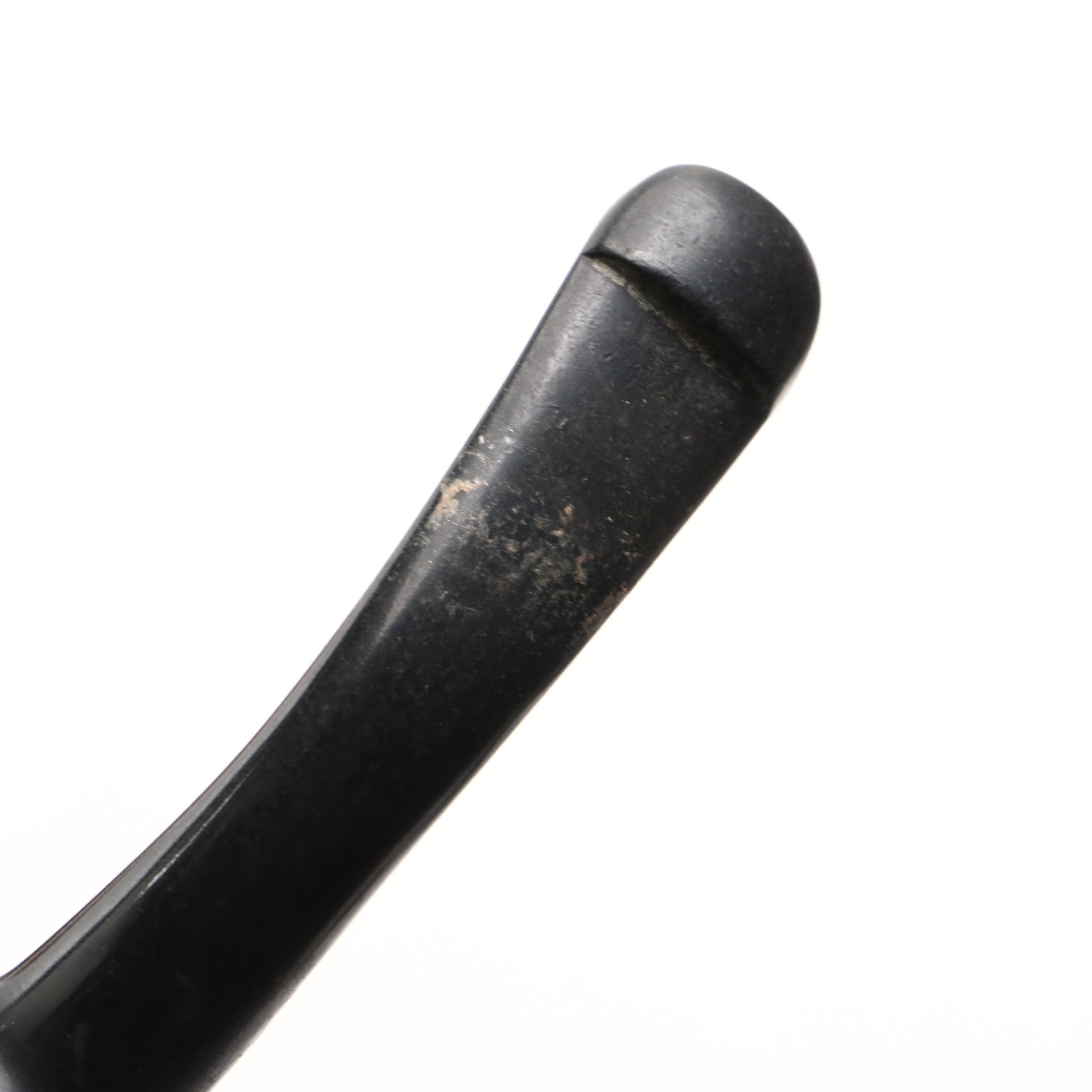 Wooden Pipe Stand and Tobacco Jar Featuring Inlaid Equestrian Design EBTH