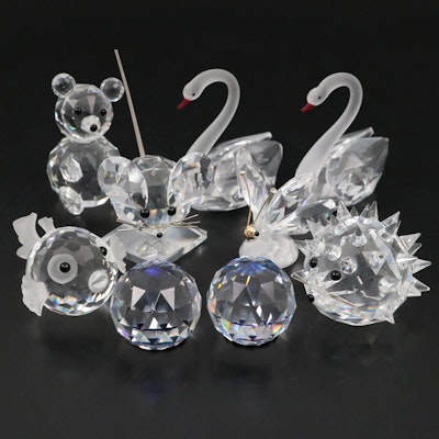 Swarovski "Butterfly" and More Crystal Animal Figurines and Paperweights
