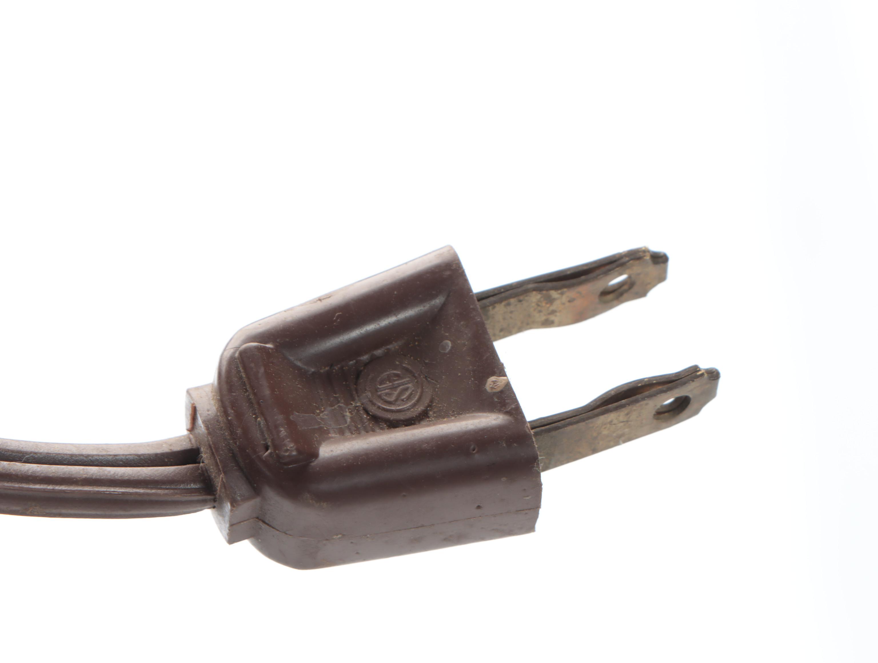 Metal Combination Smoking Stand and Magazine Rack with Moon Spaghetti Lamp