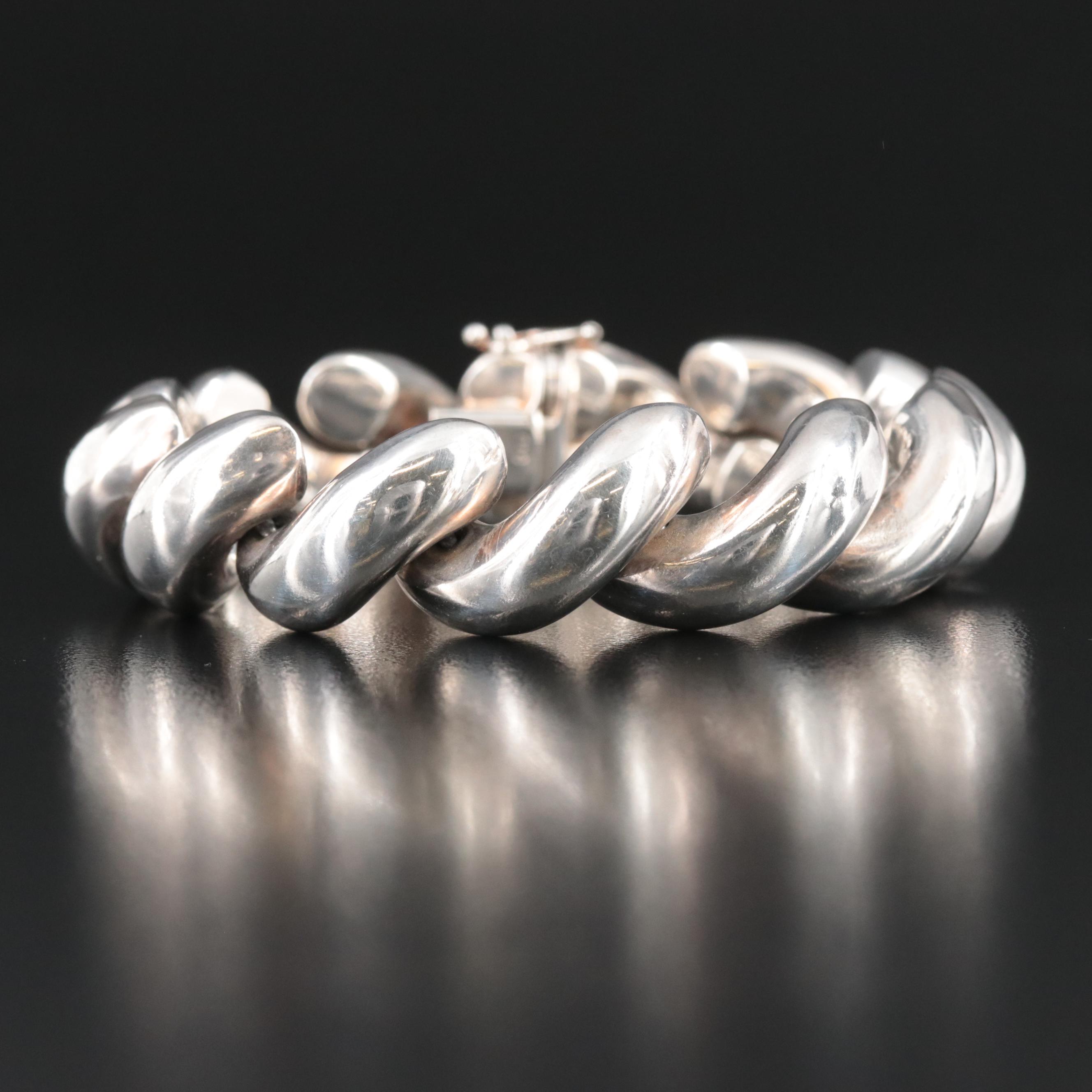 Sterling San Marco Chain Bracelet